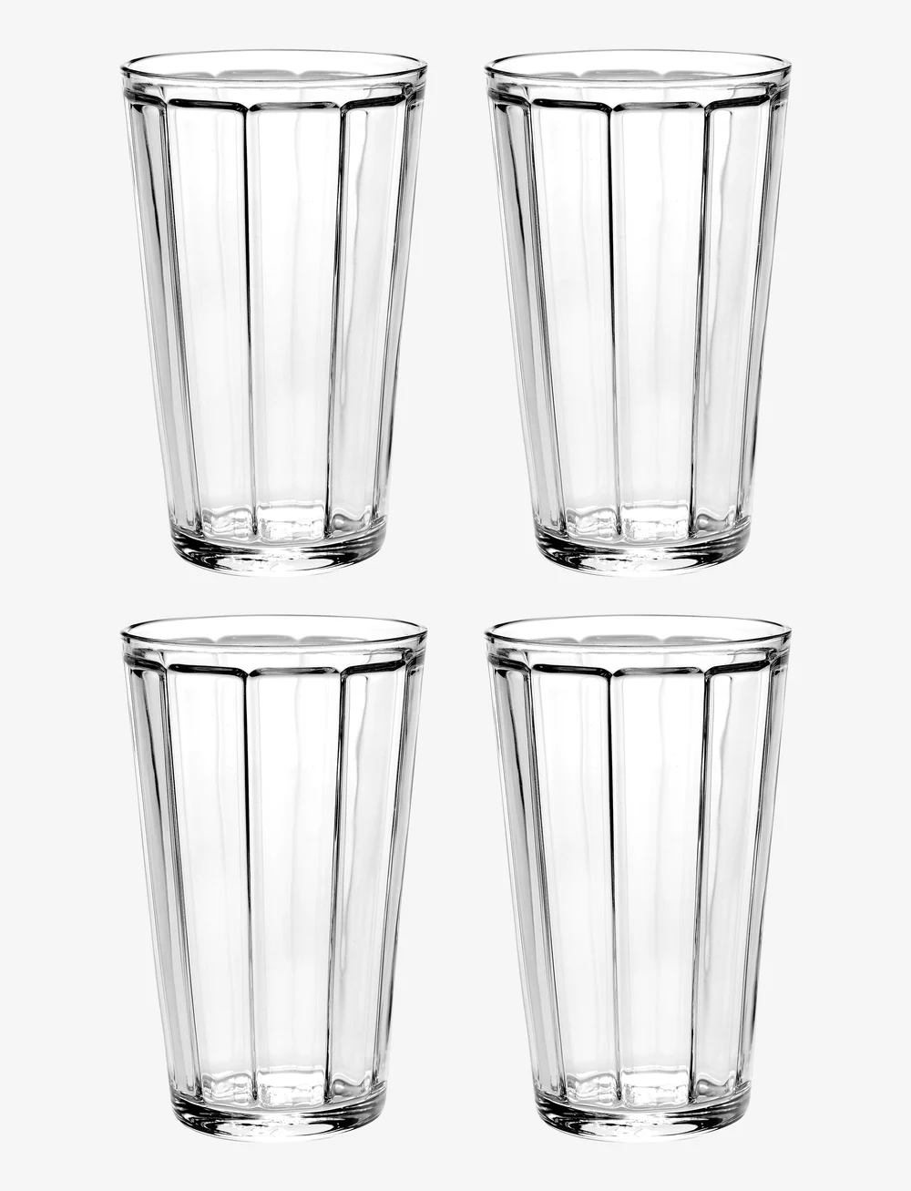 Serax - GLASS LONGDRINK SURFACE BY SERGIO HERMAN SET/4 - joogiklaasid - clear - 0