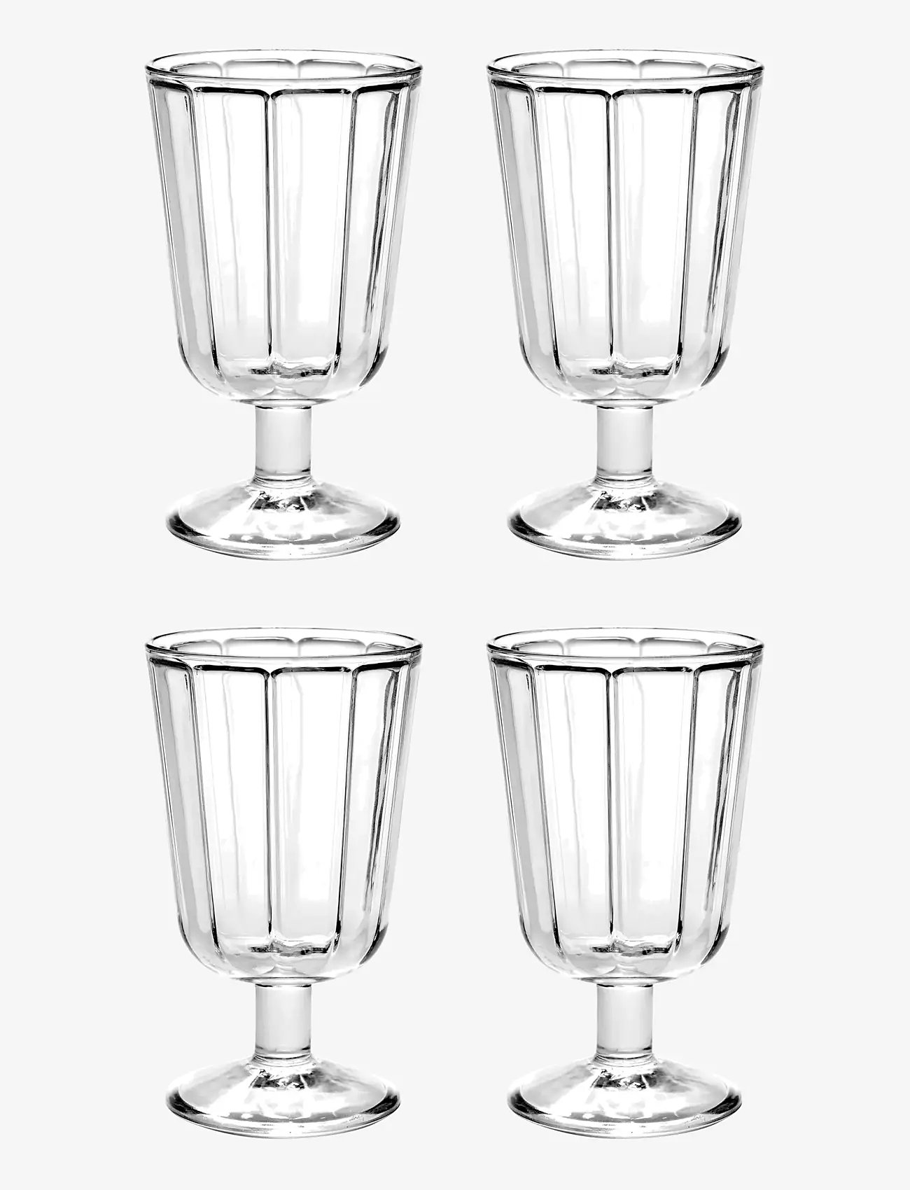 Serax - WINEGLASS RED WINE SURFACE BY SERGIO HERMAN SET/4 - rødvinsglas - clear - 0