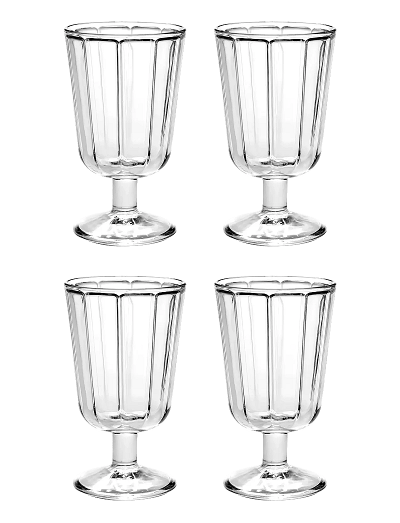 Serax - WINEGLASS RED WINE SURFACE BY SERGIO HERMAN SET/4 - rotweingläser - clear - 0
