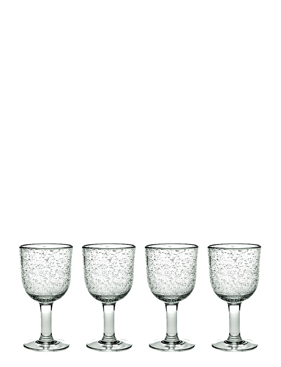Serax - RED WINE GLASS PURE set/4 - rotweingläser - transparent - 1