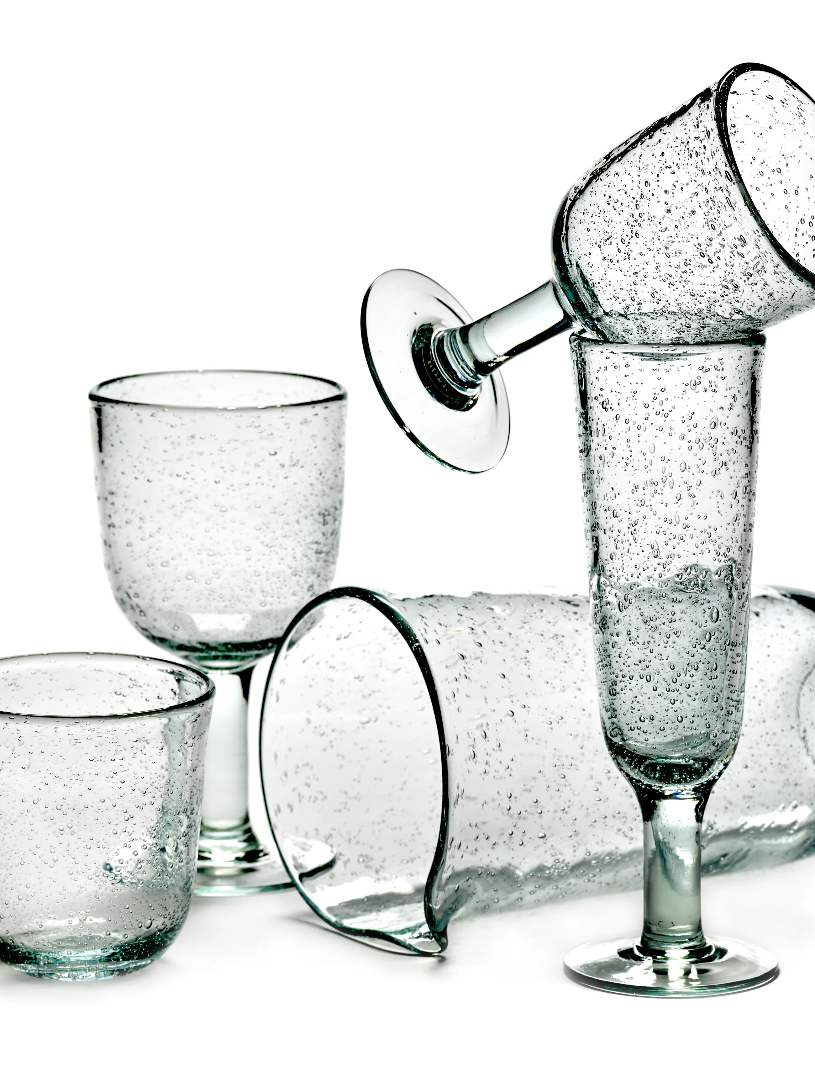 Serax Red Wine Glass Pure Set/4, One Size, Glass, Nackt - Glasses, Homeware