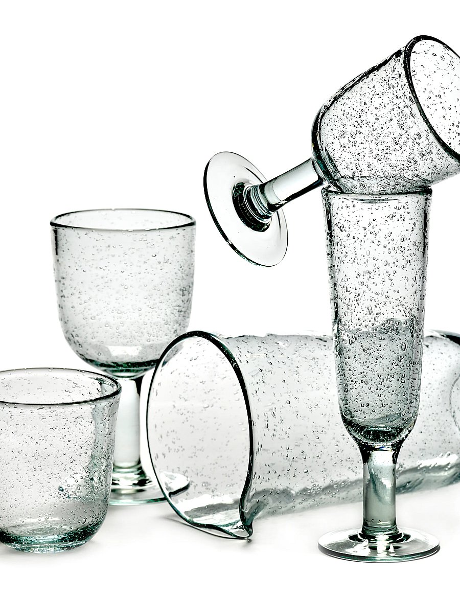 Serax - RED WINE GLASS PURE set/4 - rotweingläser - transparent - 0