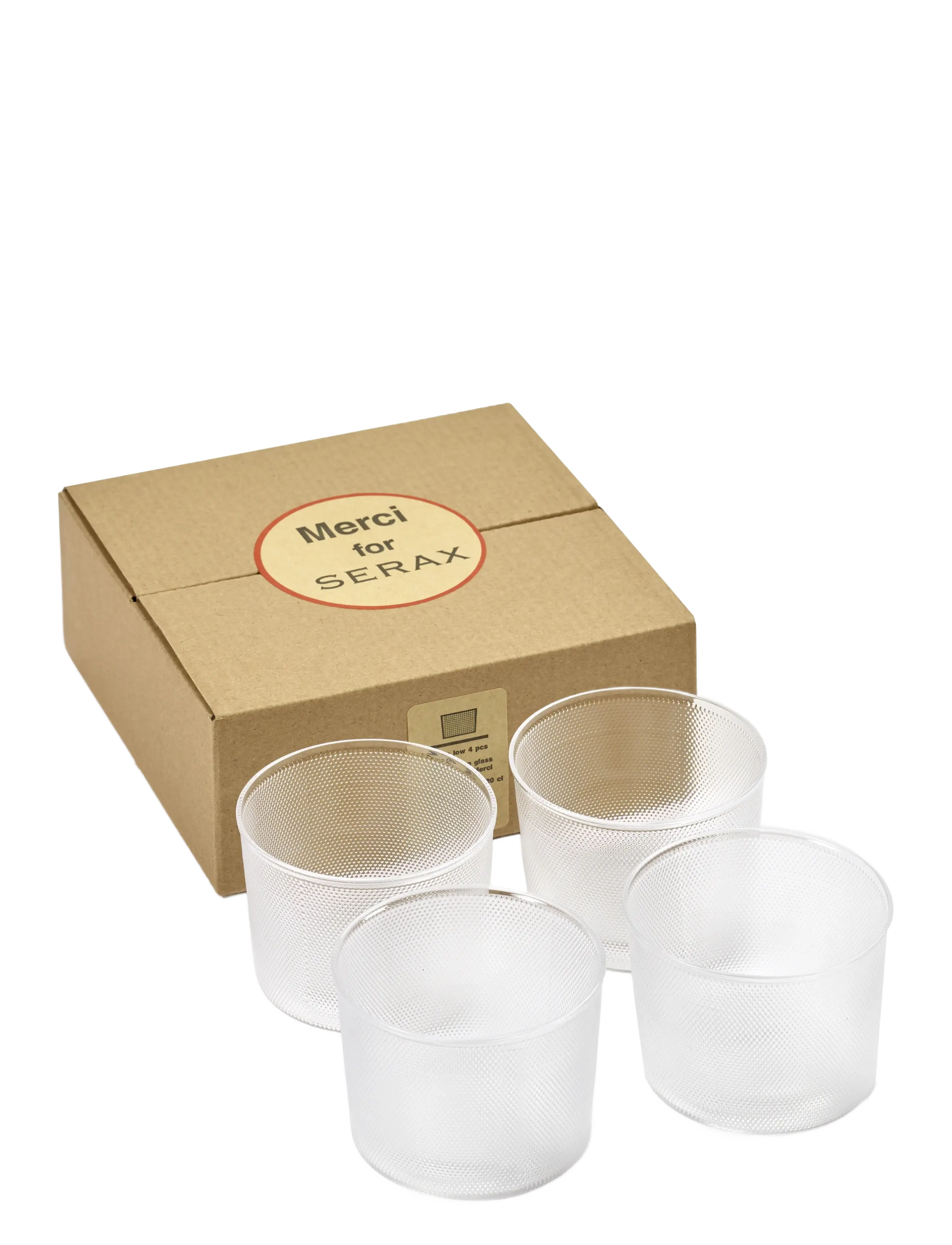 Serax - GLASS MERCI S SET/4 - dricksglas - clear - 1