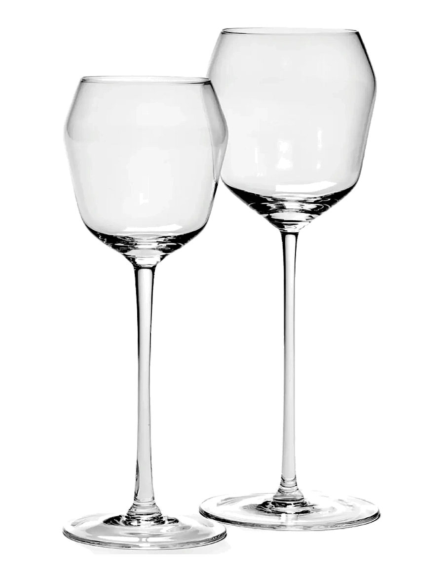 Serax - RED WINE GLASS BILLIE SET/4 - punase veini pokaalid - clear - 1