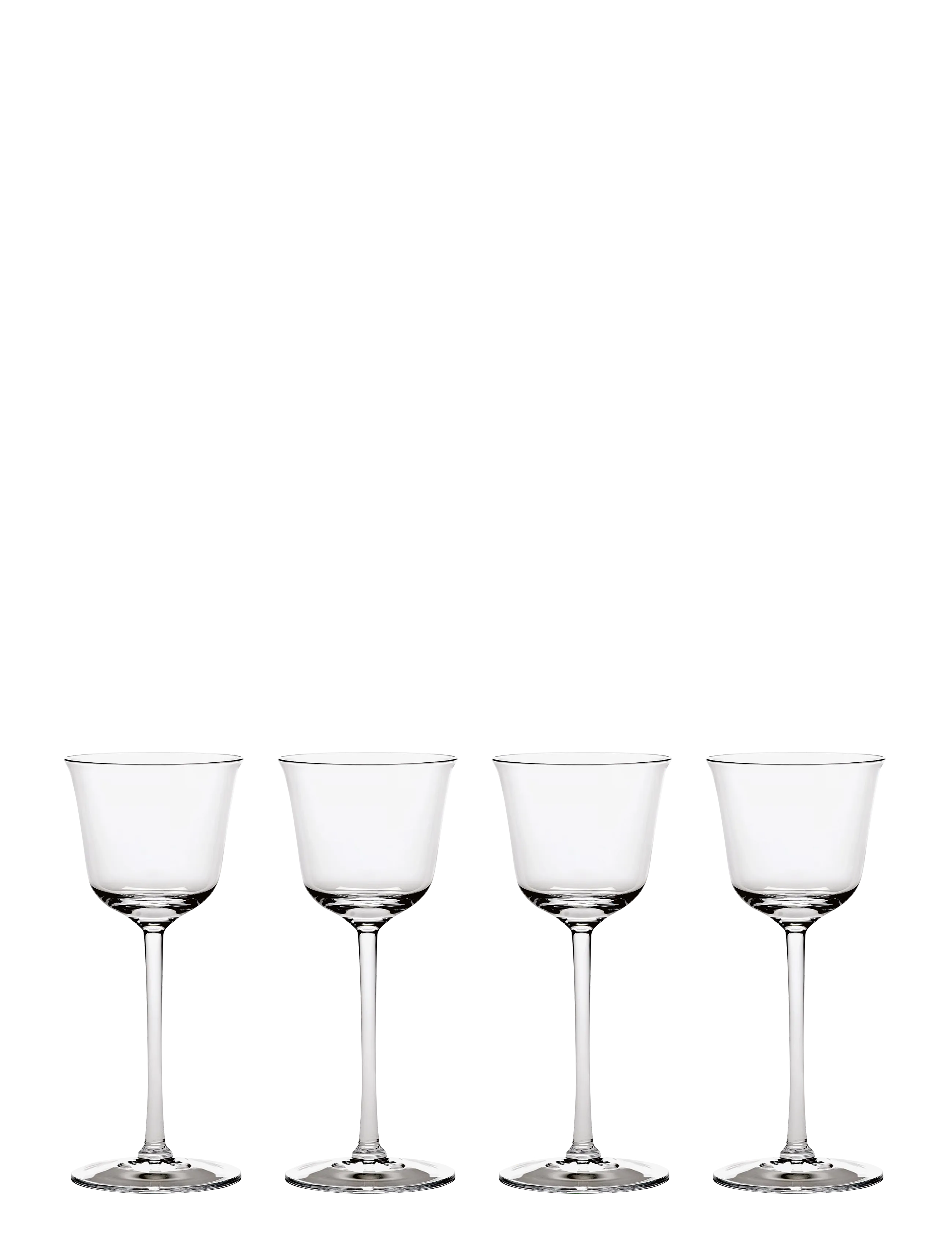 Serax White Wine Glass Grace Set/4, Hvid Vinglases, Nude, Str: 15 CL