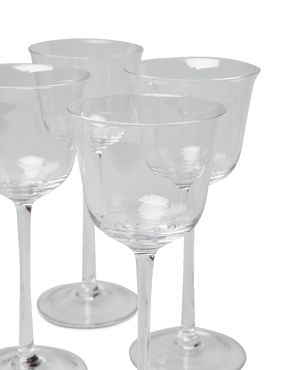 Serax - WHITE WINE GLASS GRACE SET/4 - weißweingläser - clear - 1