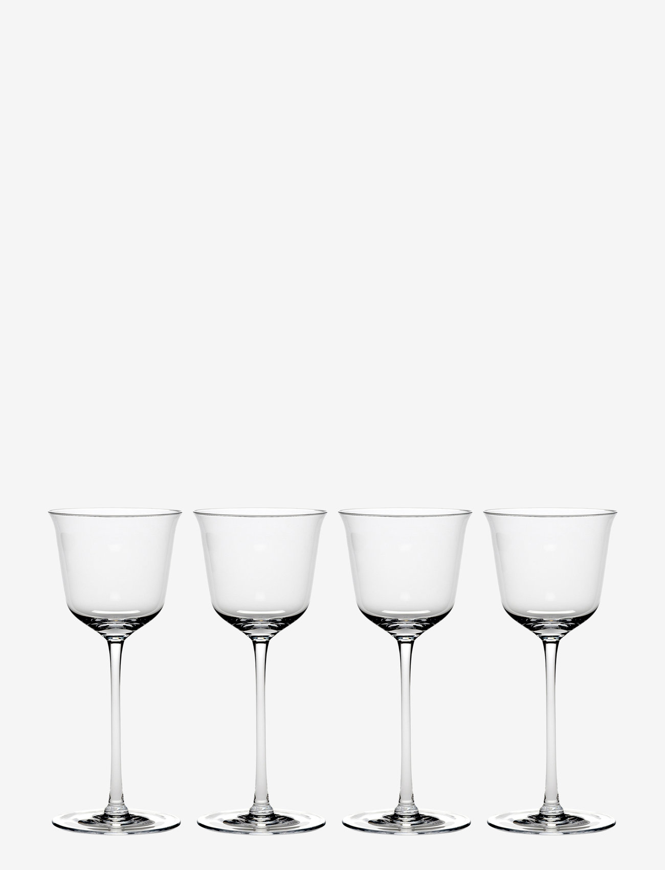Serax - RED WINE GLASS BILLIE SET/4 - red wine glasses - clear - 0