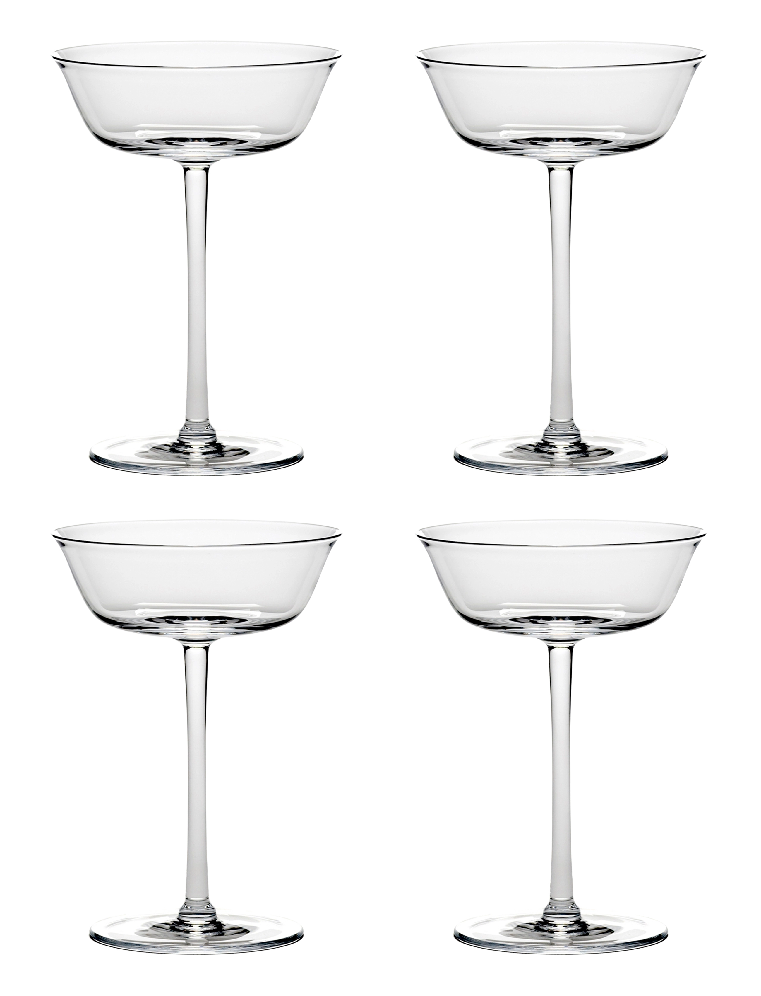 Serax Champagne Coupe Grace Set/4, Champagneglas, Nude, Str: 15 CL