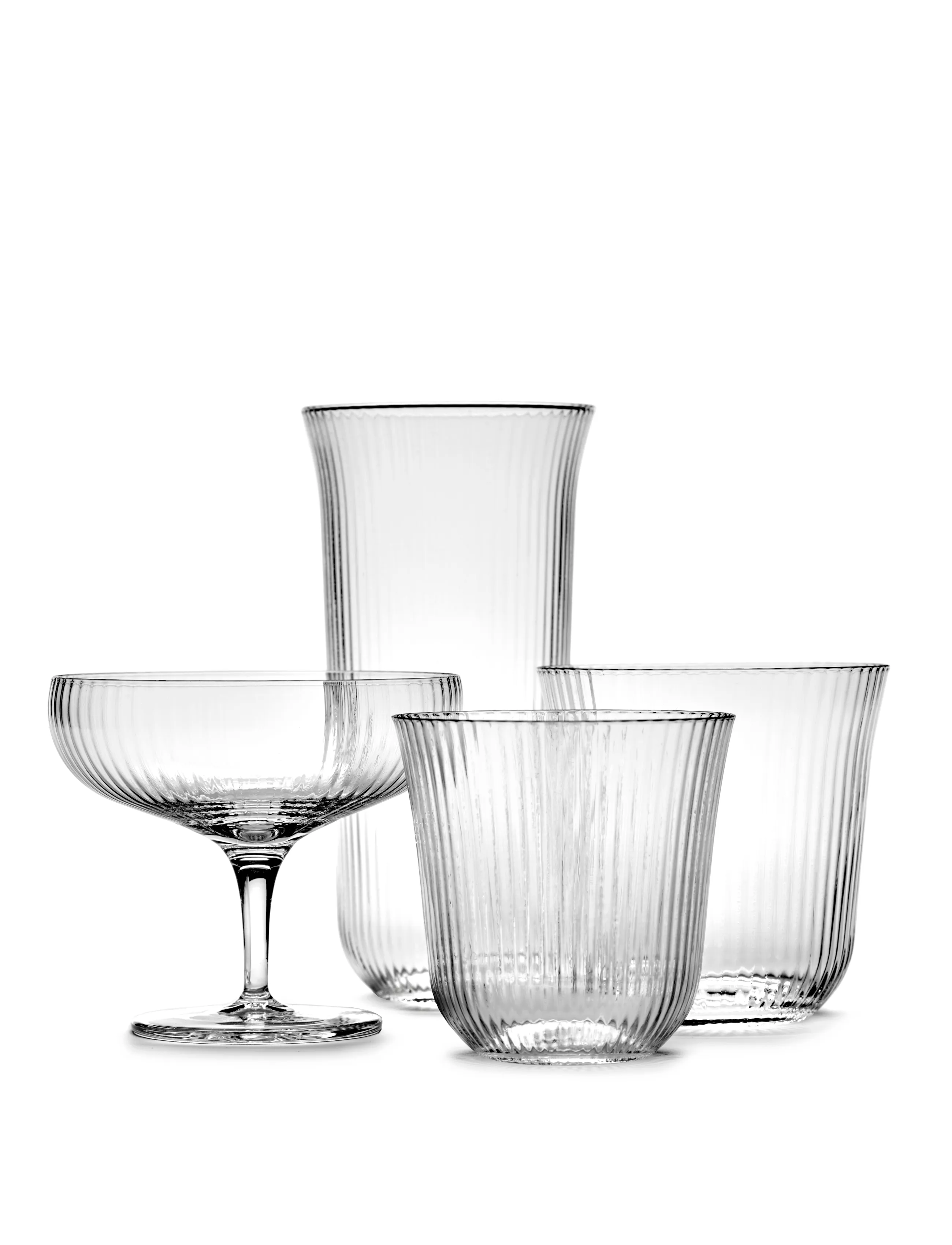 Serax Tumbler S Inku Set/4, One Size, Glass, Nackt - Drinking Homeware