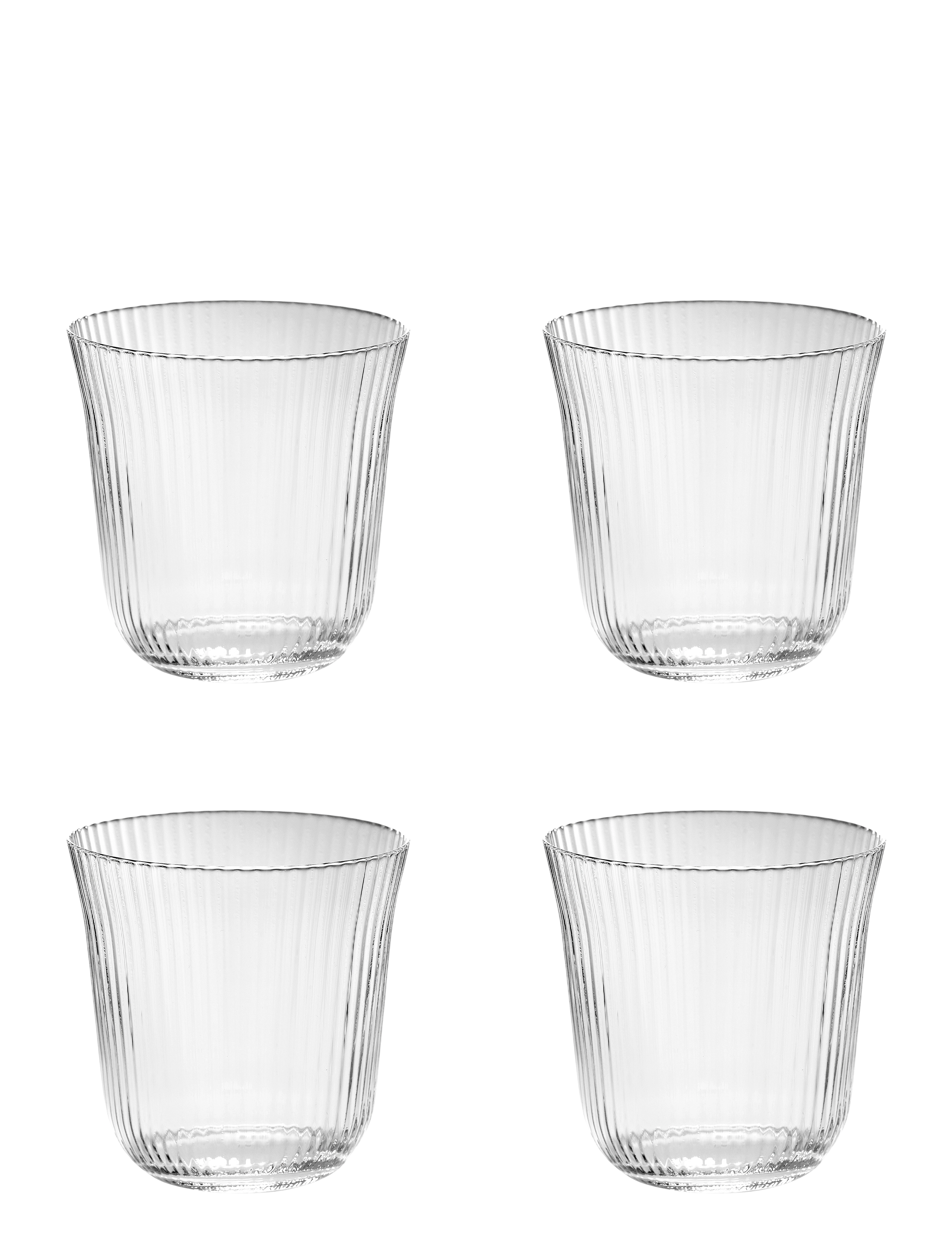 Serax TUMBLER L INKU BY SERGIO HERMAN SET/4 - Borddækning - CLEAR / undefined