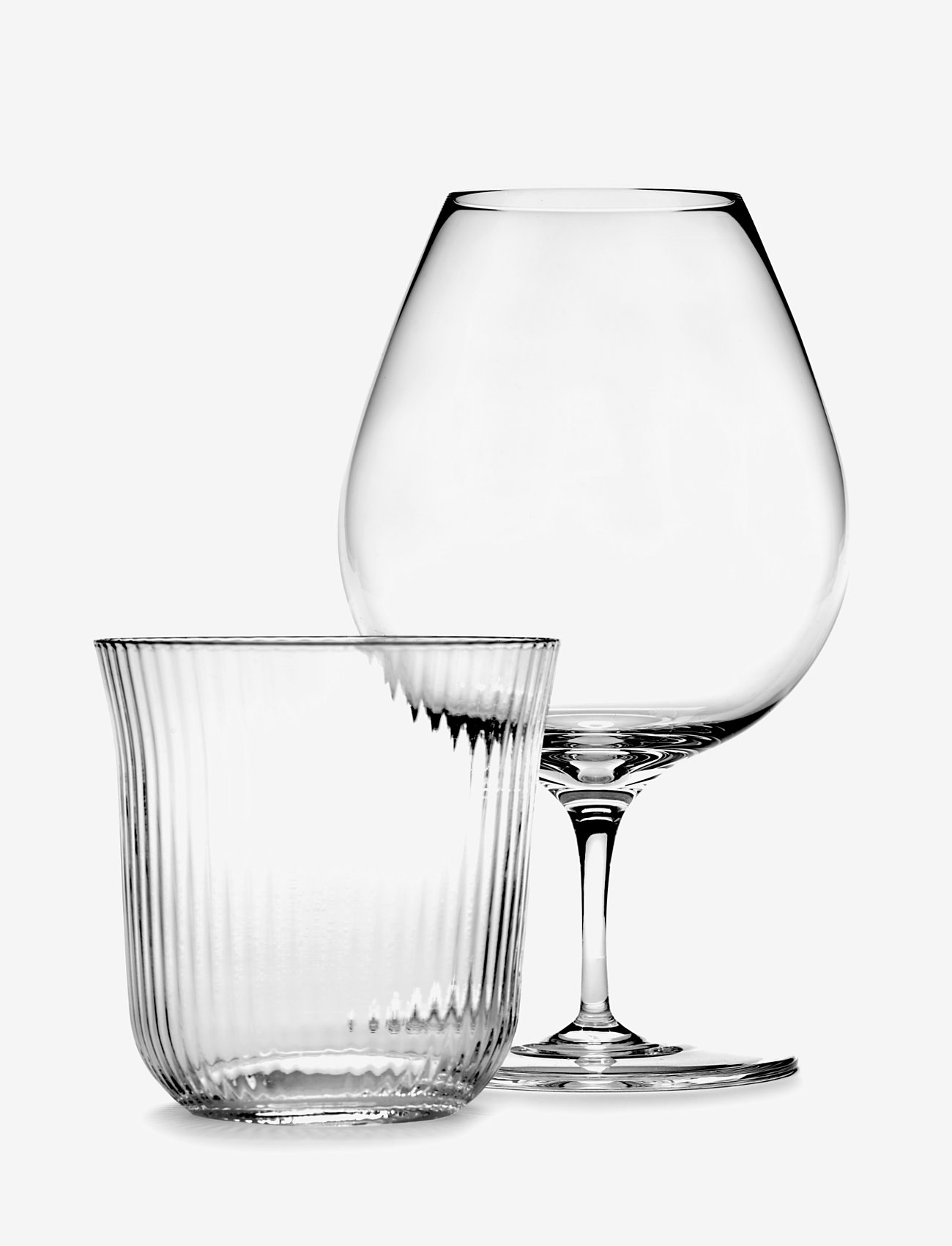 Serax - TUMBLER L INKU BY SERGIO HERMAN SET/4 - trinkgläser - clear - 3