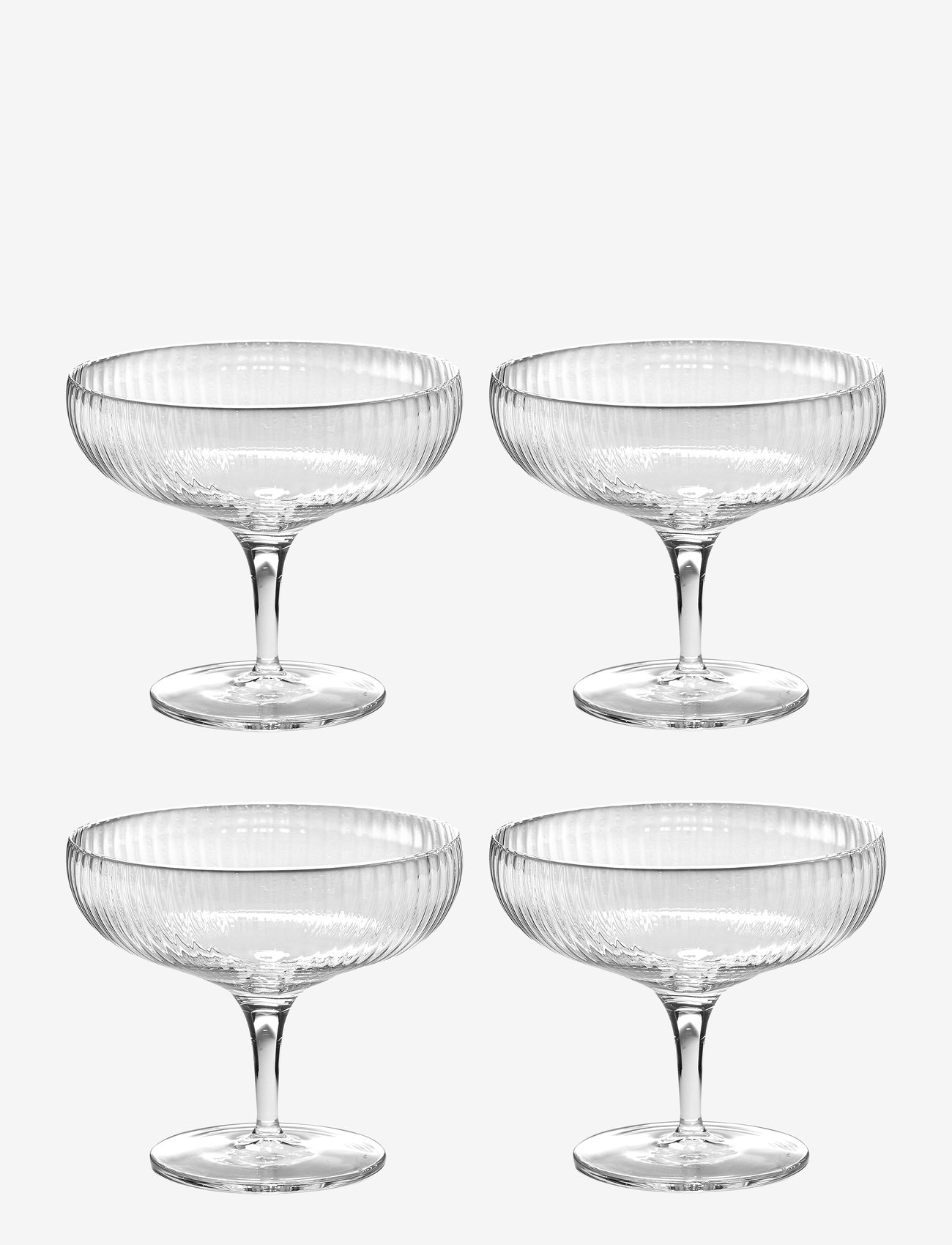Serax - CHAMPAGNE COUPE INKU BY SERGIO HERMAN SET/4 - iepērcies pēc cenas - clear - 0