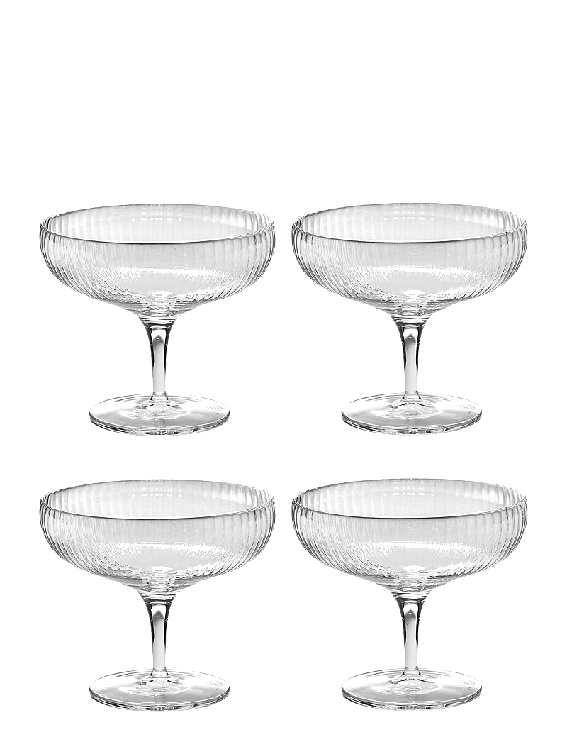 Serax - CHAMPAGNE COUPE INKU BY SERGIO HERMAN SET/4 - sektgläser - clear - 0