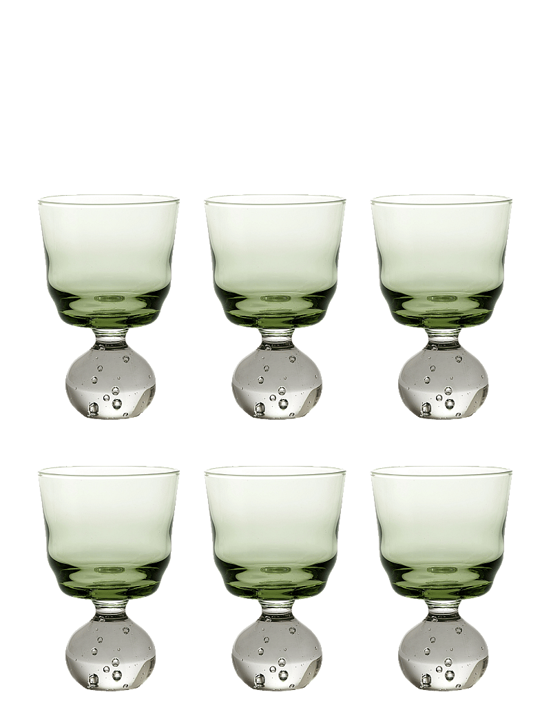 Serax - STEM GLASS ETERNAL SNOW S BY BELA SILVA SET/6 - valge veini pokaalid - green - 0