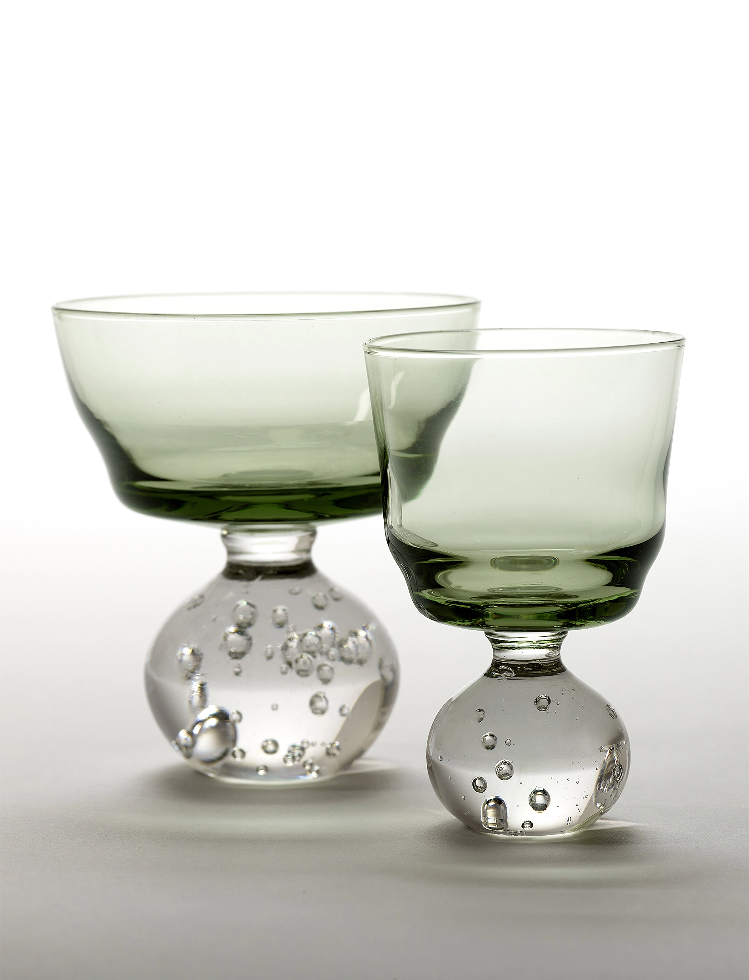 Serax - STEM GLASS ETERNAL SNOW M BY BELA SILVA SET/6 - green - 4