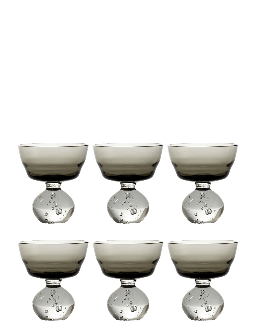 Serax - STEM GLASS ETERNAL SNOW M BY BELA SILVA SET/6 - valge veini pokaalid - smokey grey - 0