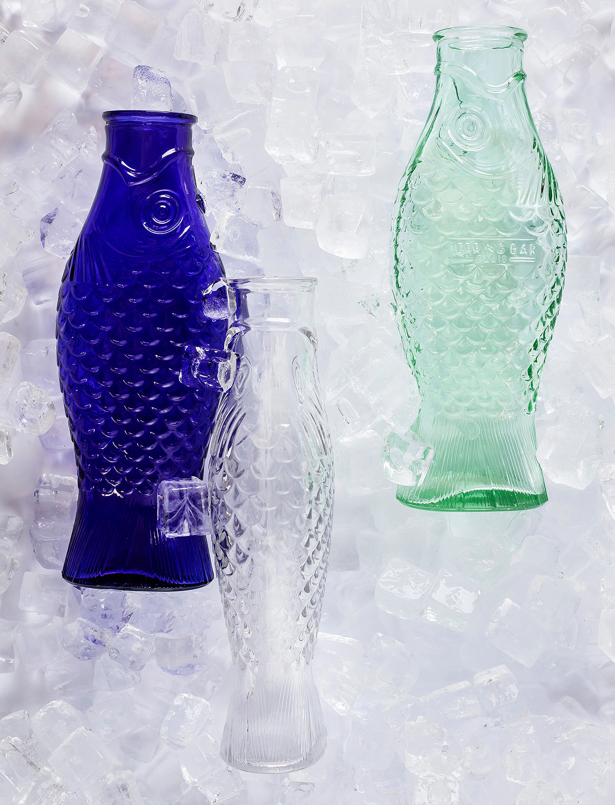 Serax - BOTTLE FISH & FISH BY PAOLA NAVONE - vesikannut - clear - 4
