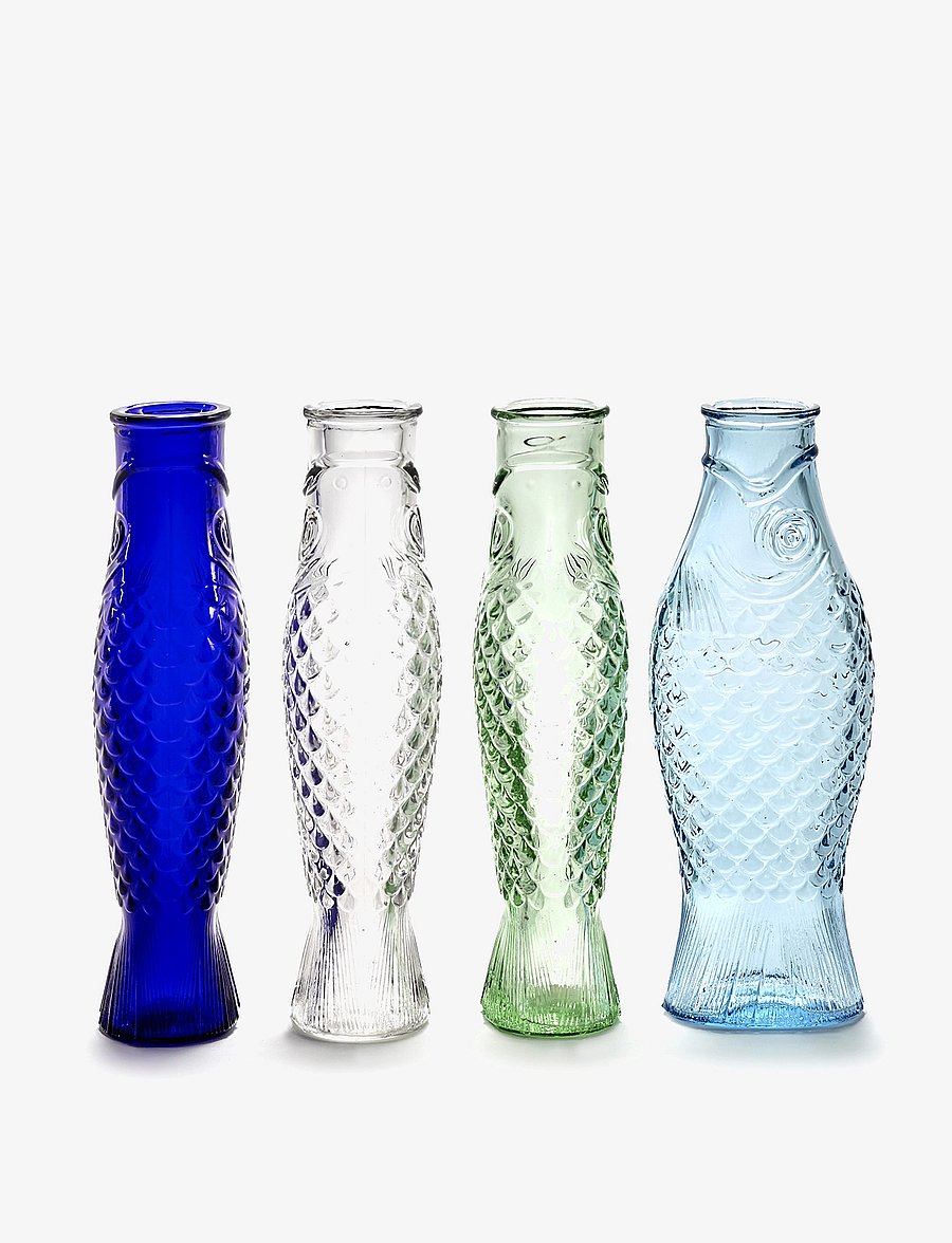 Serax - BOTTLE FISH & FISH BY PAOLA NAVONE - veekannud - clear - 3