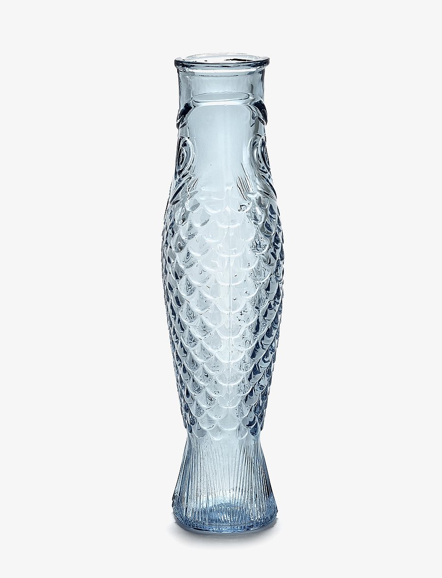 Serax - BOTTLE 1L FISH & FISH BY PAOLA NAVONE - wasserkaraffen - blue - 3