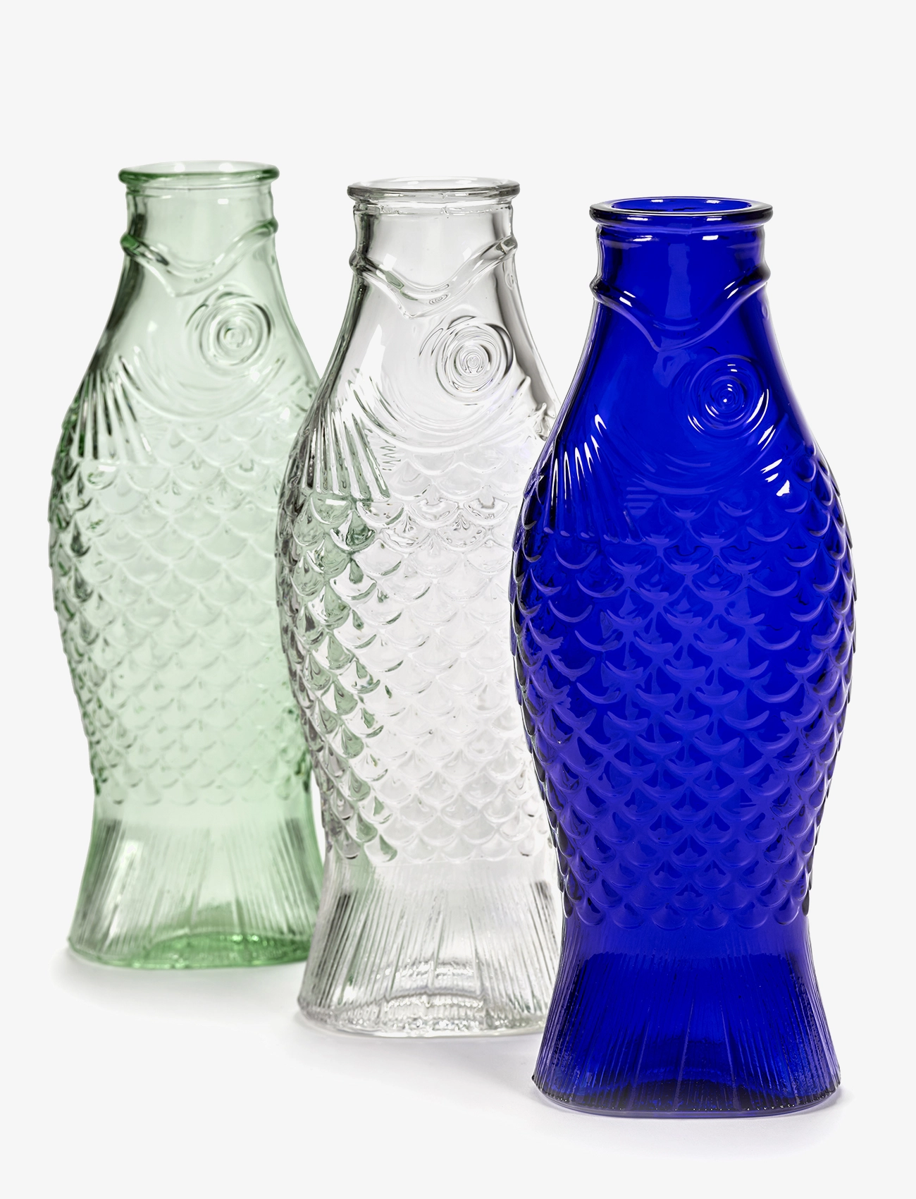Serax - BOTTLE 1L FISH & FISH BY PAOLA NAVONE - grafinai - blue - 2