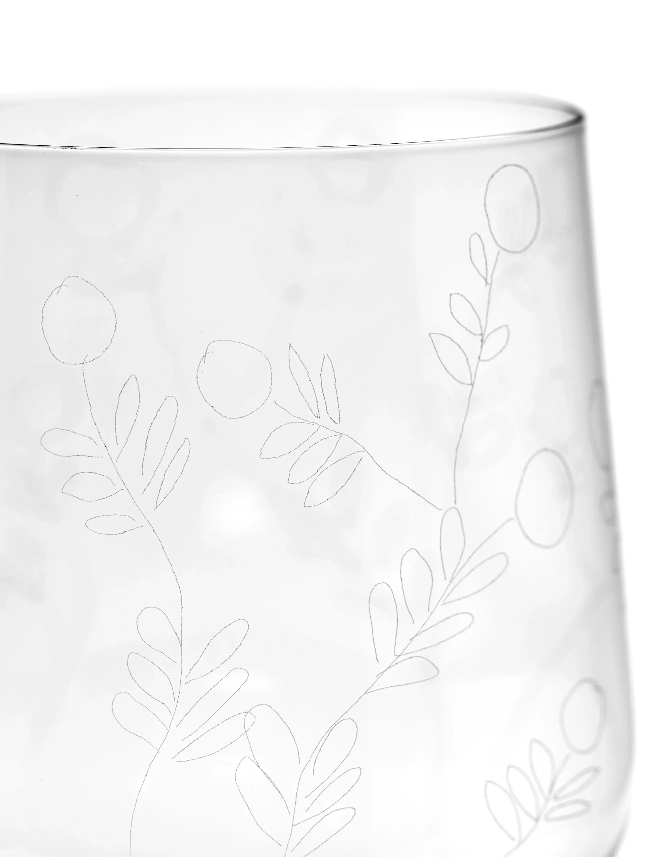 Serax - WHITE WINE GLASS MIRTILLO TEA MF set/4 - balto vyno taurės - transparent - 3