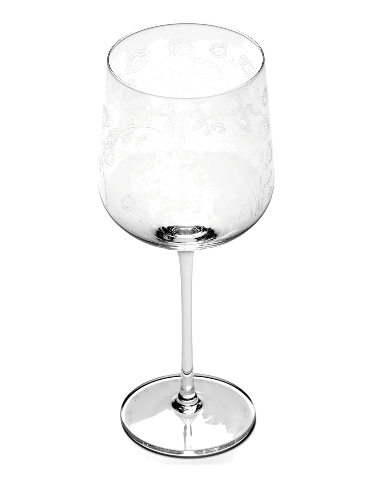 Serax Red Wine Glass Anemone Vaniglia Mf Set/4, Rød Vinglases, Nude, Str: 65 CL