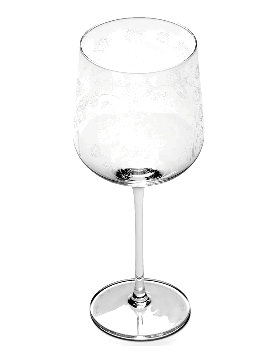 Serax - RED WINE GLASS ANEMONE VANIGLIA MF set/4 - punase veini pokaalid - transparent - 0