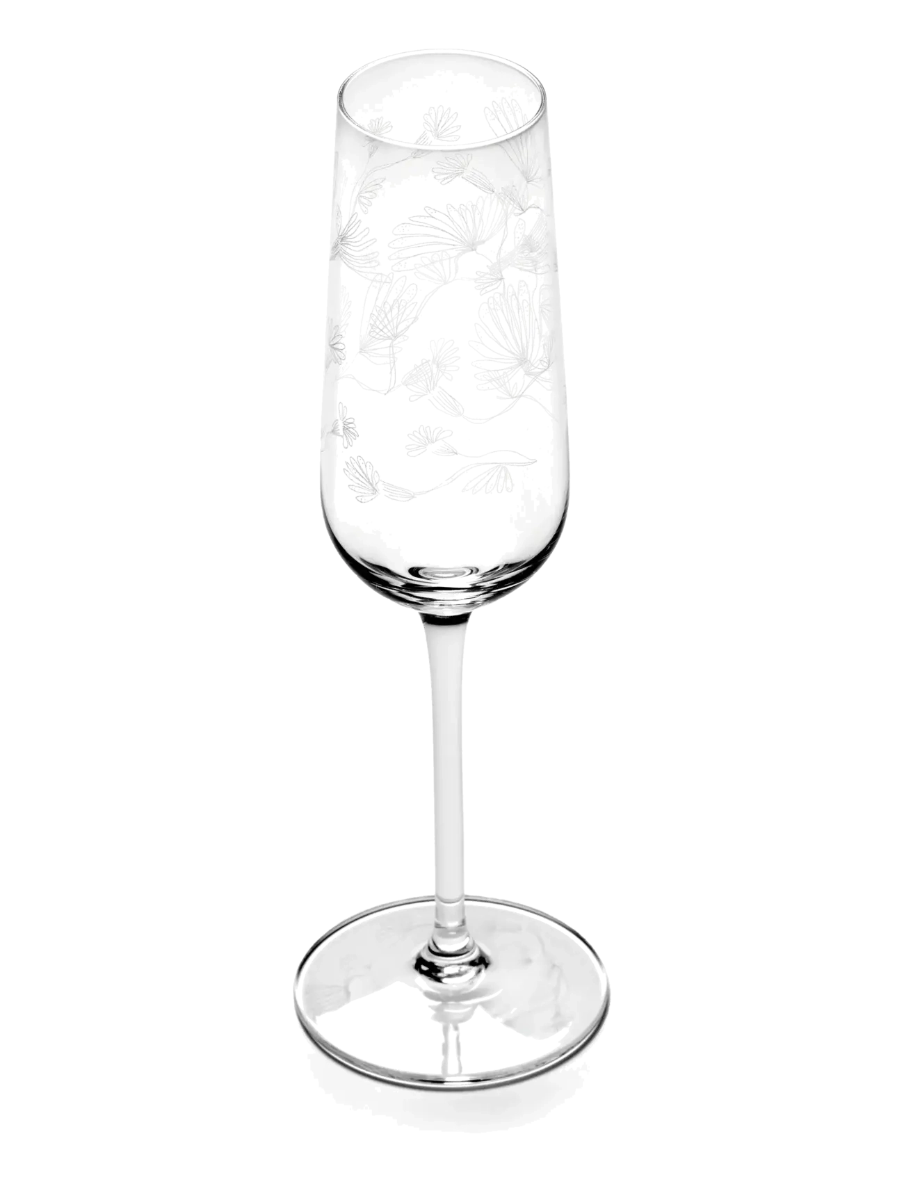 Serax Champagne Flute Camelia Aubergine Mf Set/4, 26 CL, Nude, Glas > Champagneglas, Unisex
