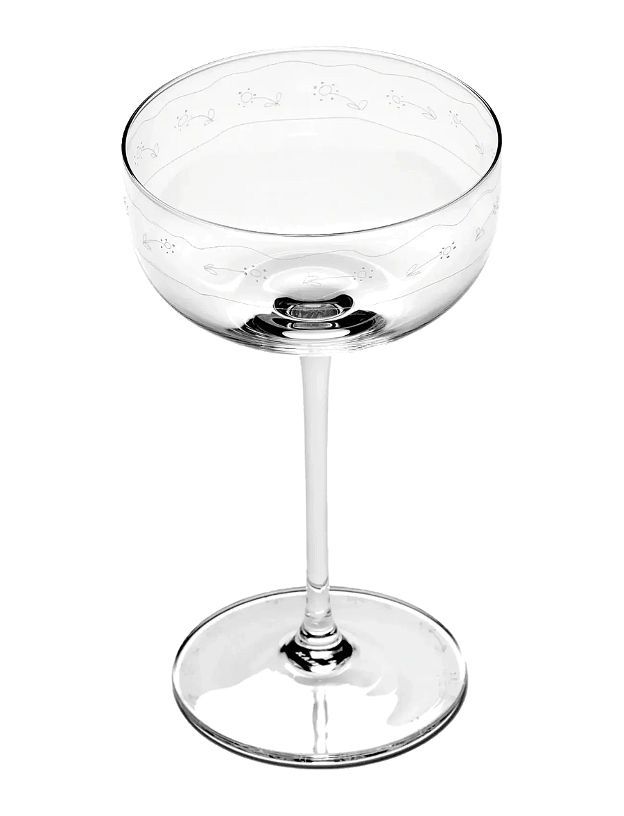 Serax - CHAMPAGNE COUPE ANEMONE VANIGLIA MF set/4 - sektgläser - transparent - 0