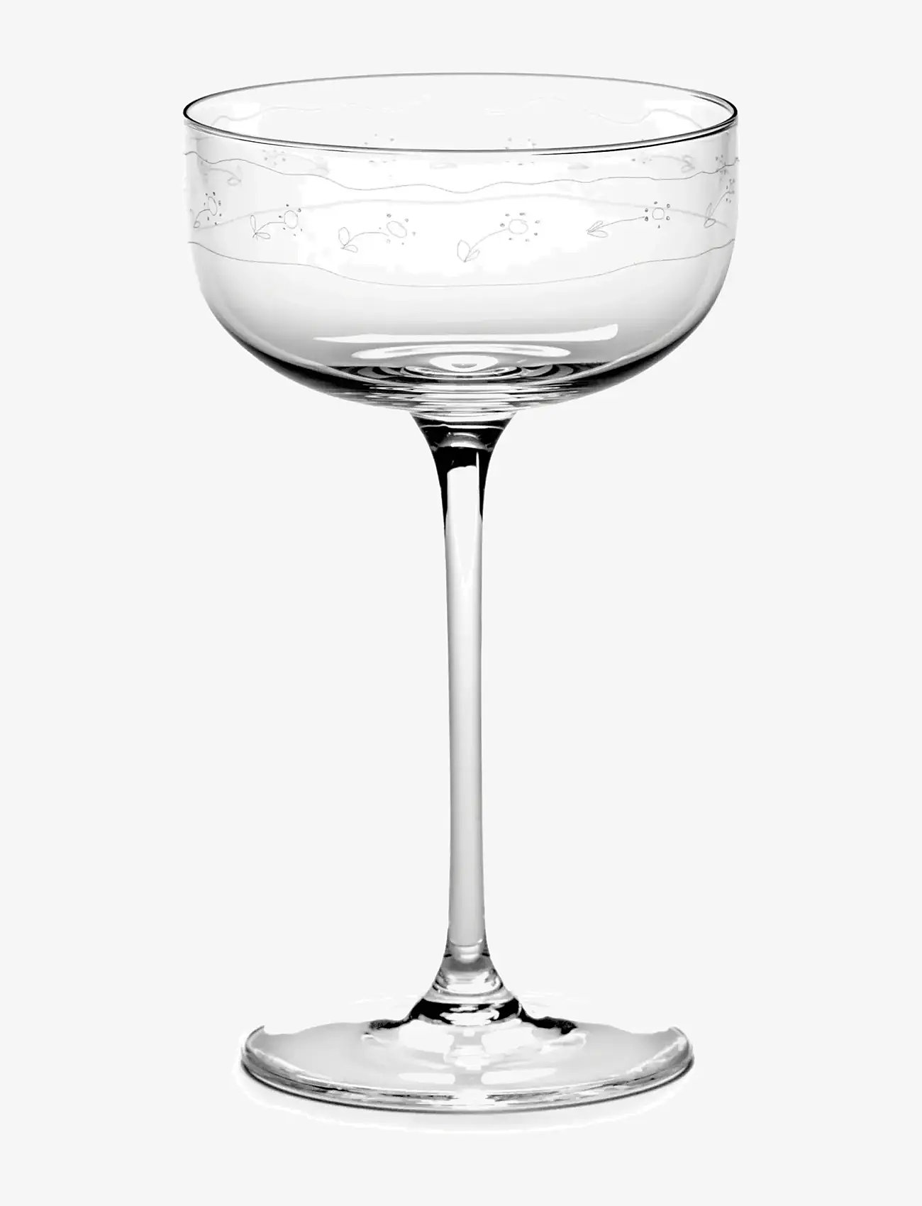Serax - CHAMPAGNE COUPE ANEMONE VANIGLIA MF set/4 - champagne glasses - transparent - 1