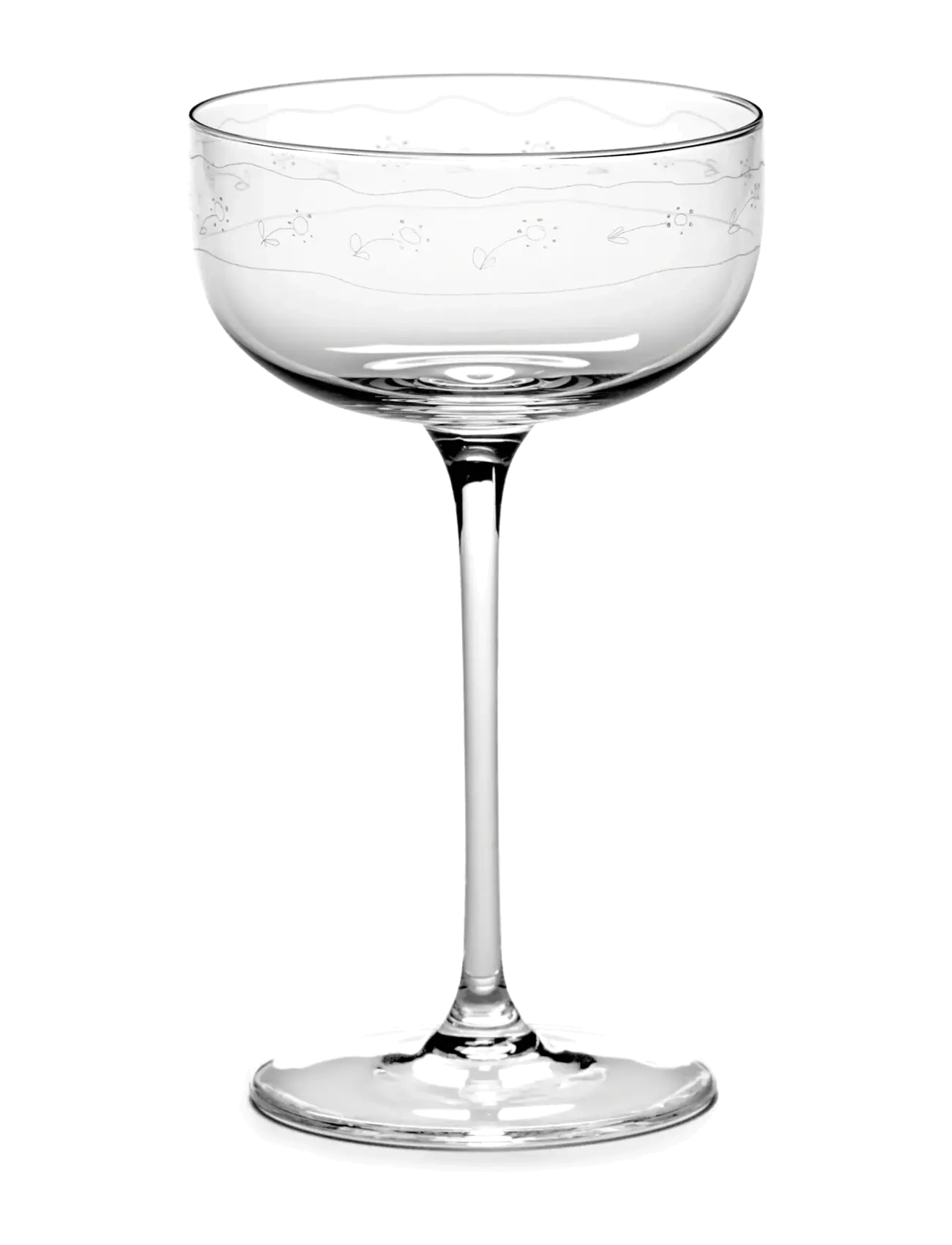 Serax - CHAMPAGNE COUPE ANEMONE VANIGLIA MF set/4 - champagneglazen - transparent - 1