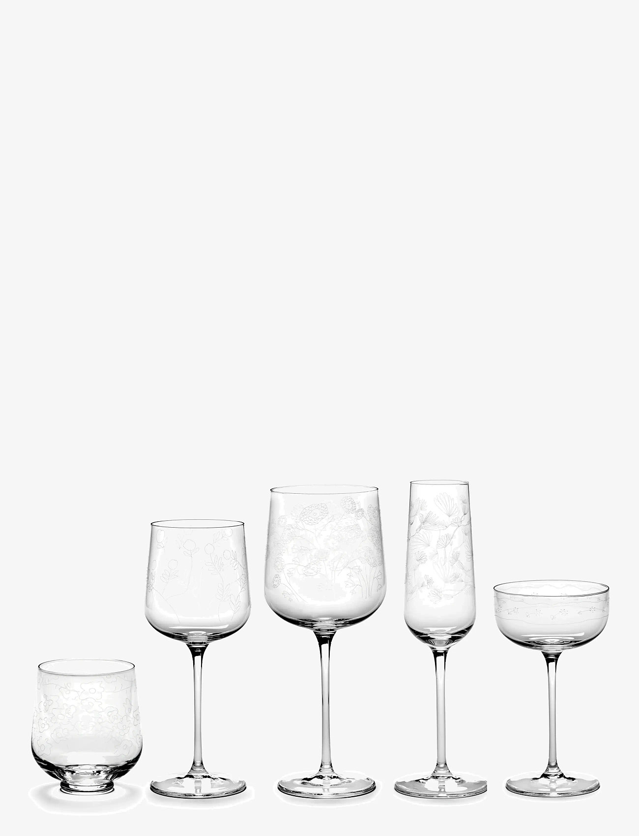 Serax - CHAMPAGNE COUPE ANEMONE VANIGLIA MF set/4 - champagne glasses - transparent - 2