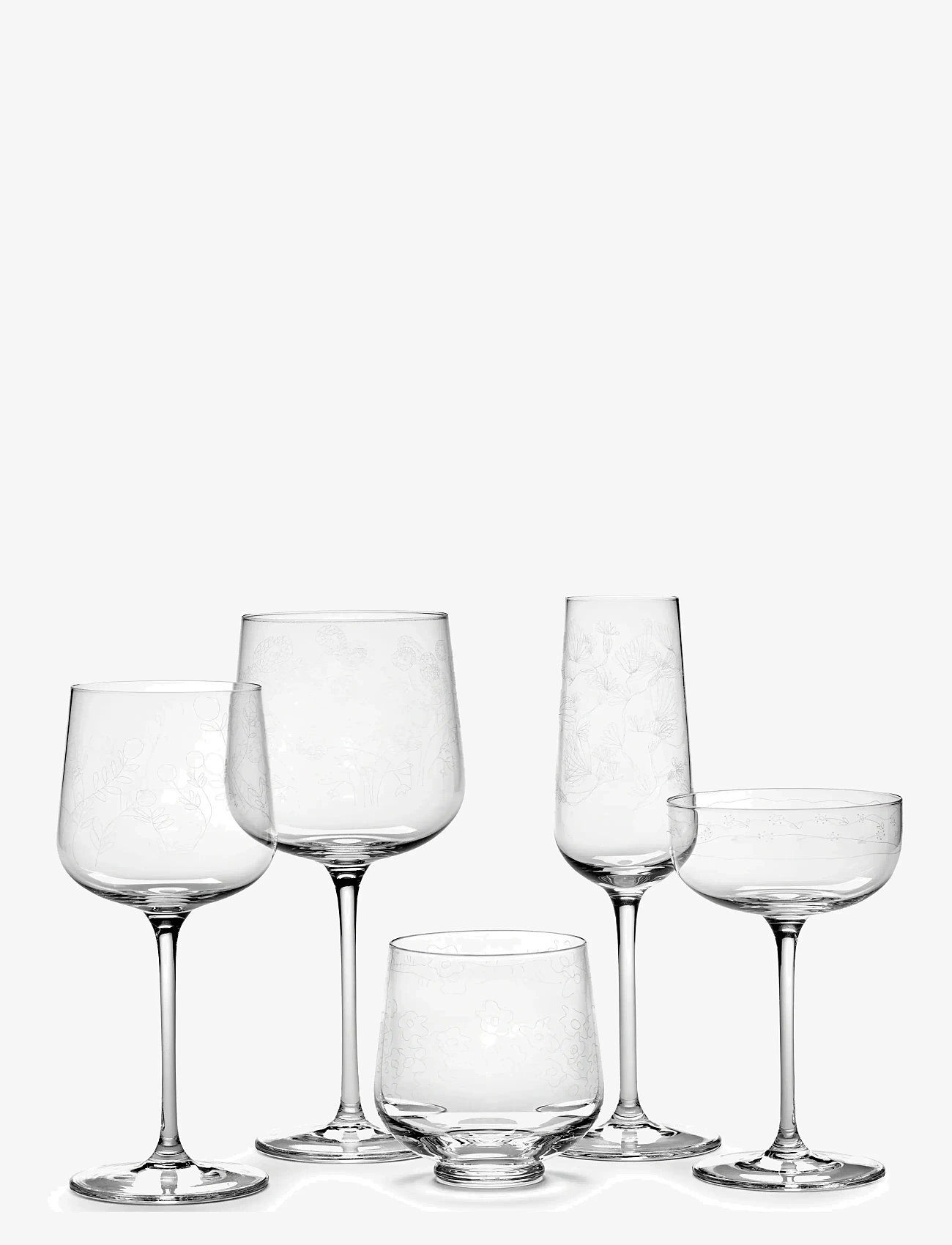 Serax - CHAMPAGNE COUPE ANEMONE VANIGLIA MF set/4 - champagne glasses - transparent - 3