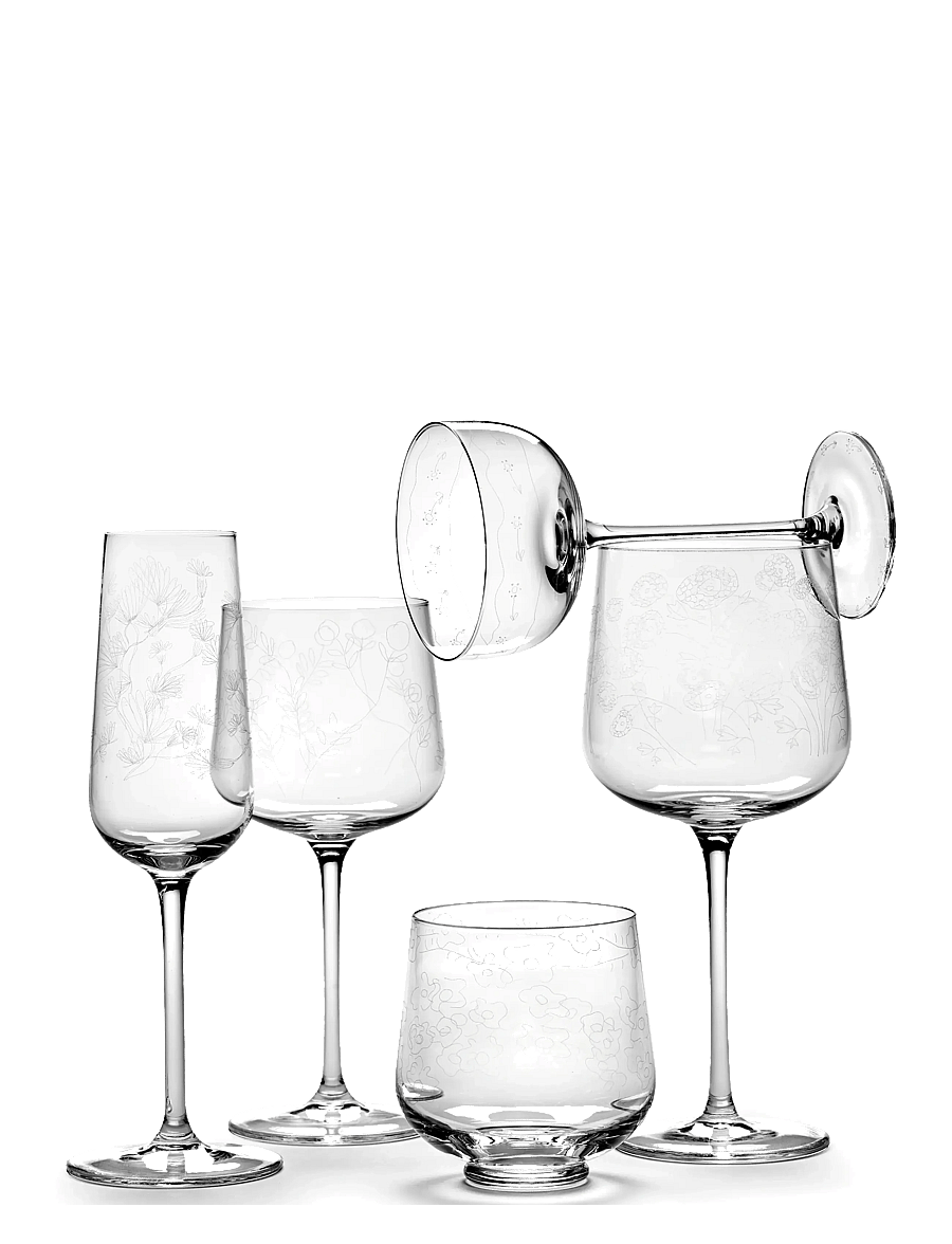 Serax - CHAMPAGNE COUPE ANEMONE VANIGLIA MF set/4 - sektgläser - transparent - 4