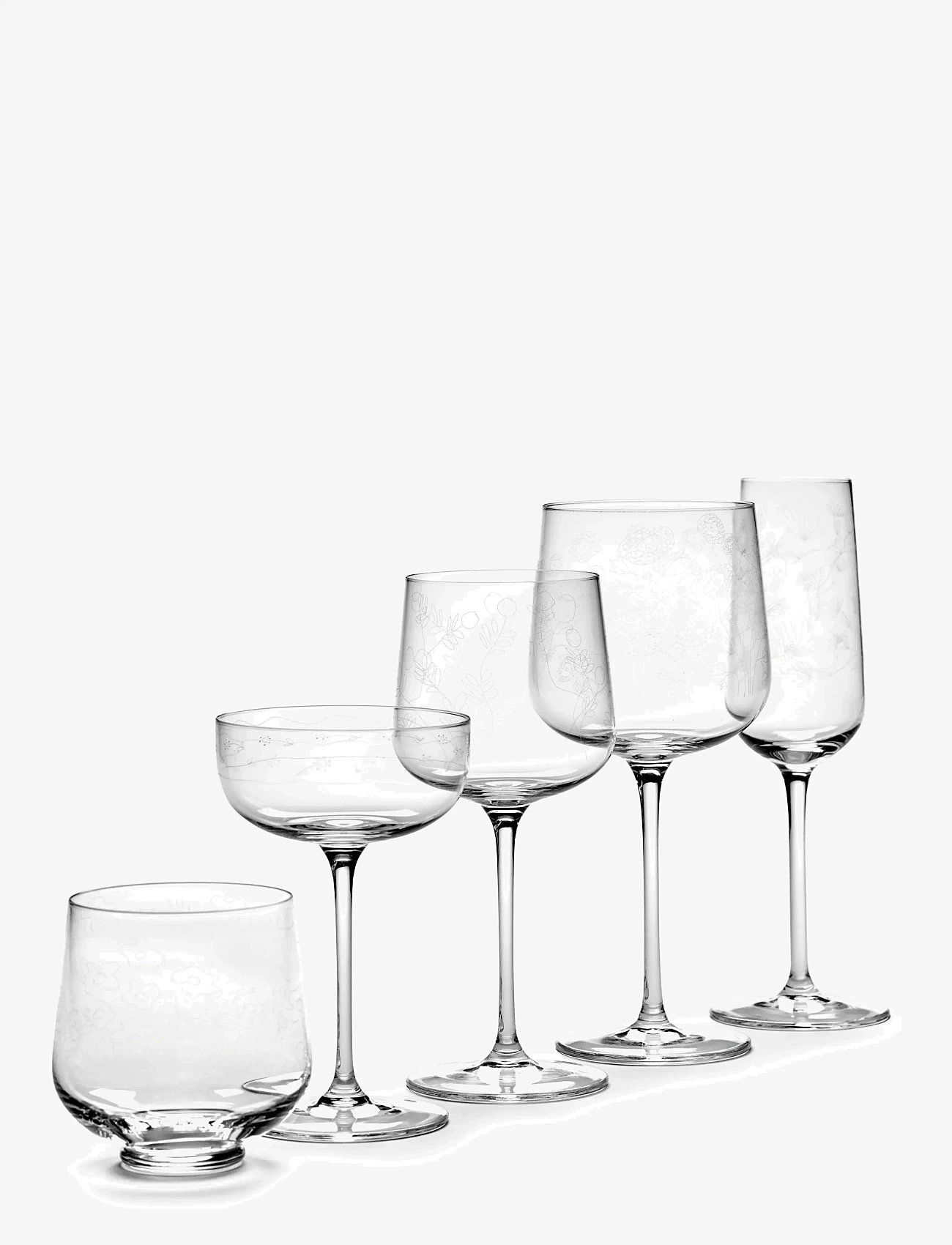 Serax - CHAMPAGNE COUPE ANEMONE VANIGLIA MF set/4 - champagne glasses - transparent - 5