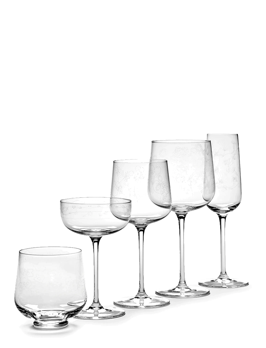 Serax - CHAMPAGNE COUPE ANEMONE VANIGLIA MF set/4 - sektgläser - transparent - 5