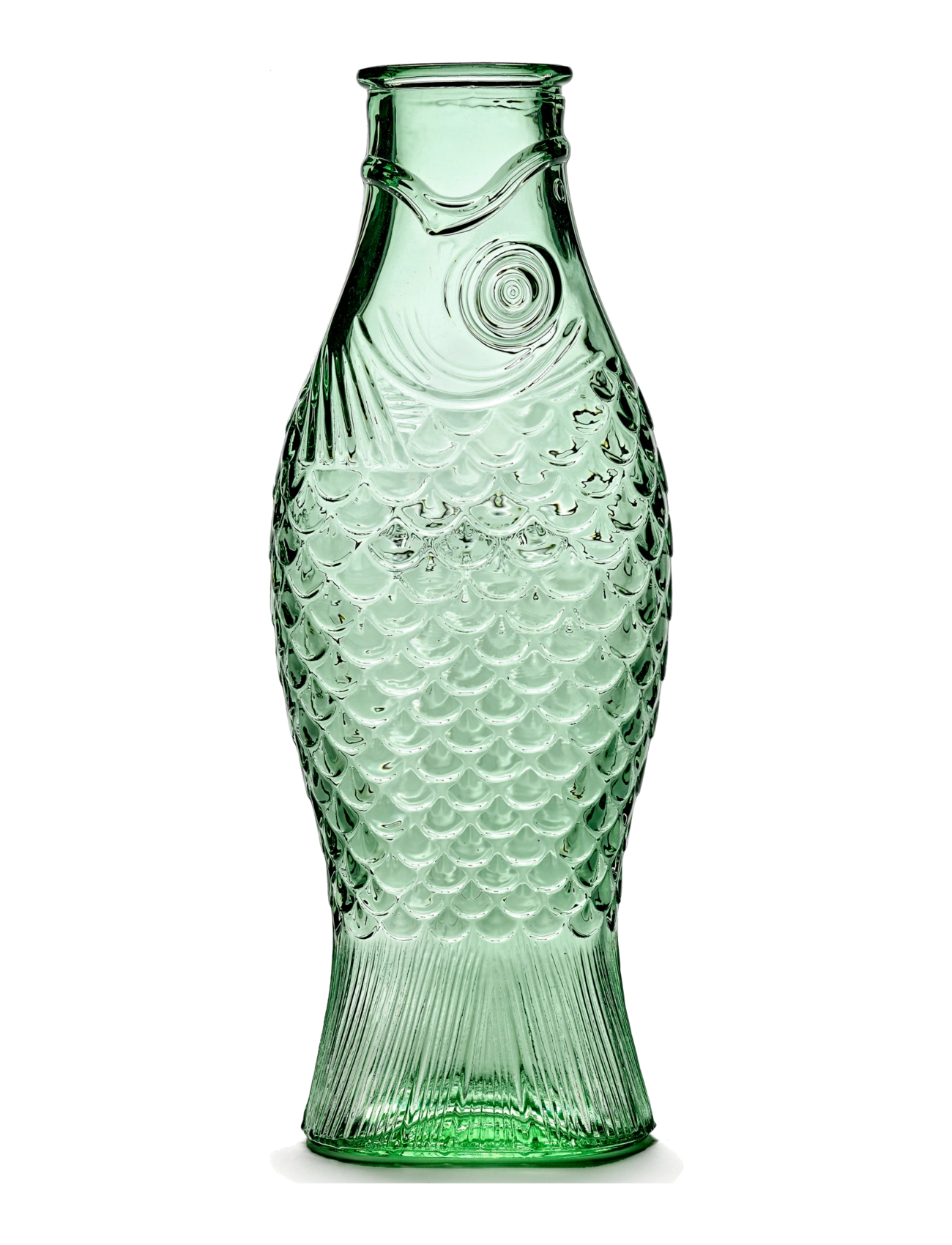 Serax - SET CARAFE + 2 GLASSES M GREEN FISH&FISH - wasserkaraffen - green - 3