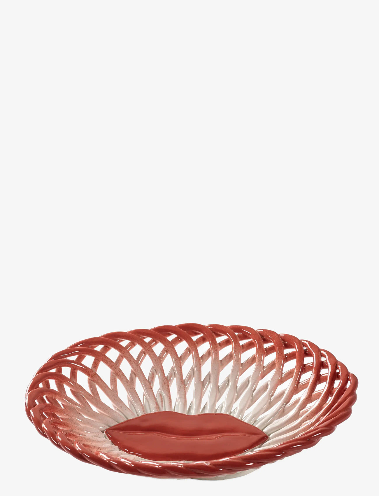 Serax - BASKET RED WHITE SALVADOR - leivakastid ja -korvid - red - 0