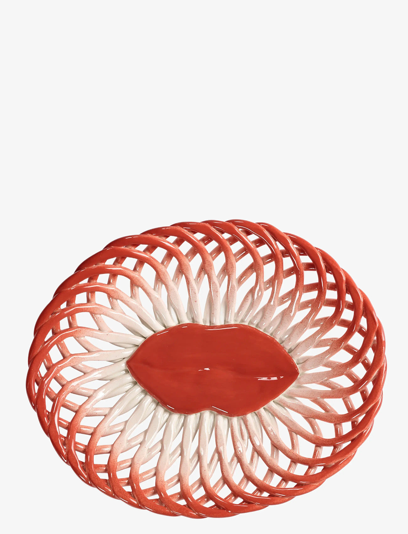 Serax - BASKET RED WHITE SALVADOR - leivakastid ja -korvid - red - 2