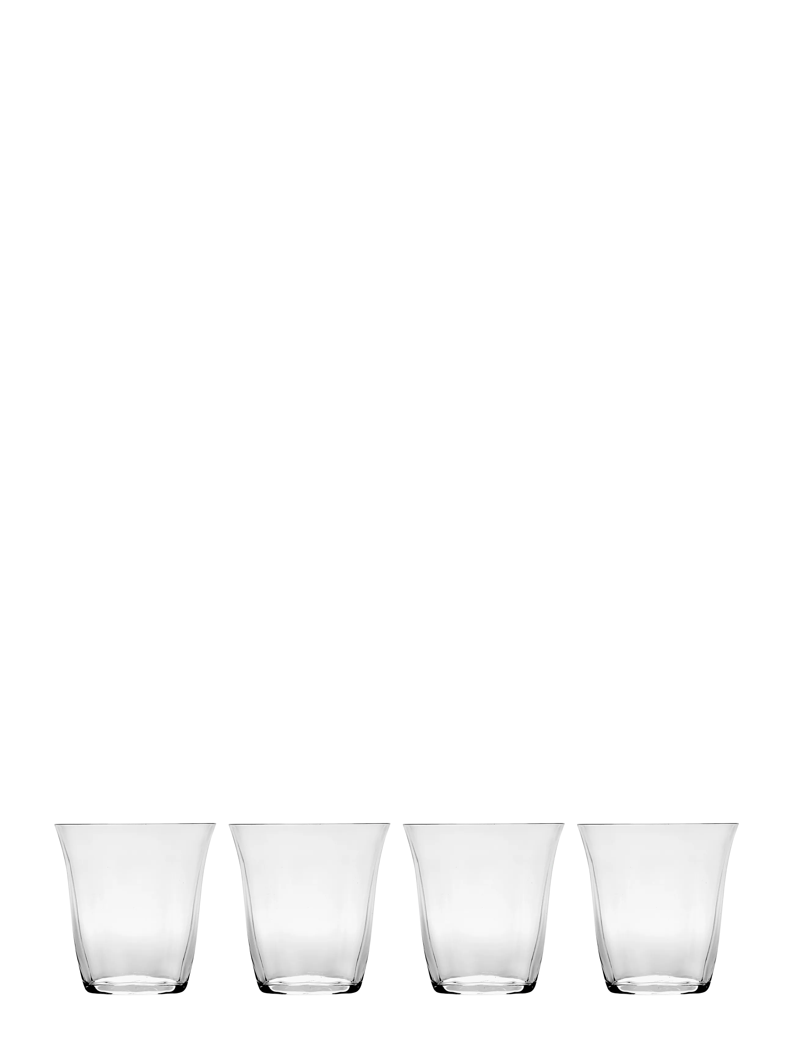 Serax Water Glass Silhouette Collection Set/4, Drikkeglas, Nude, Str: SET