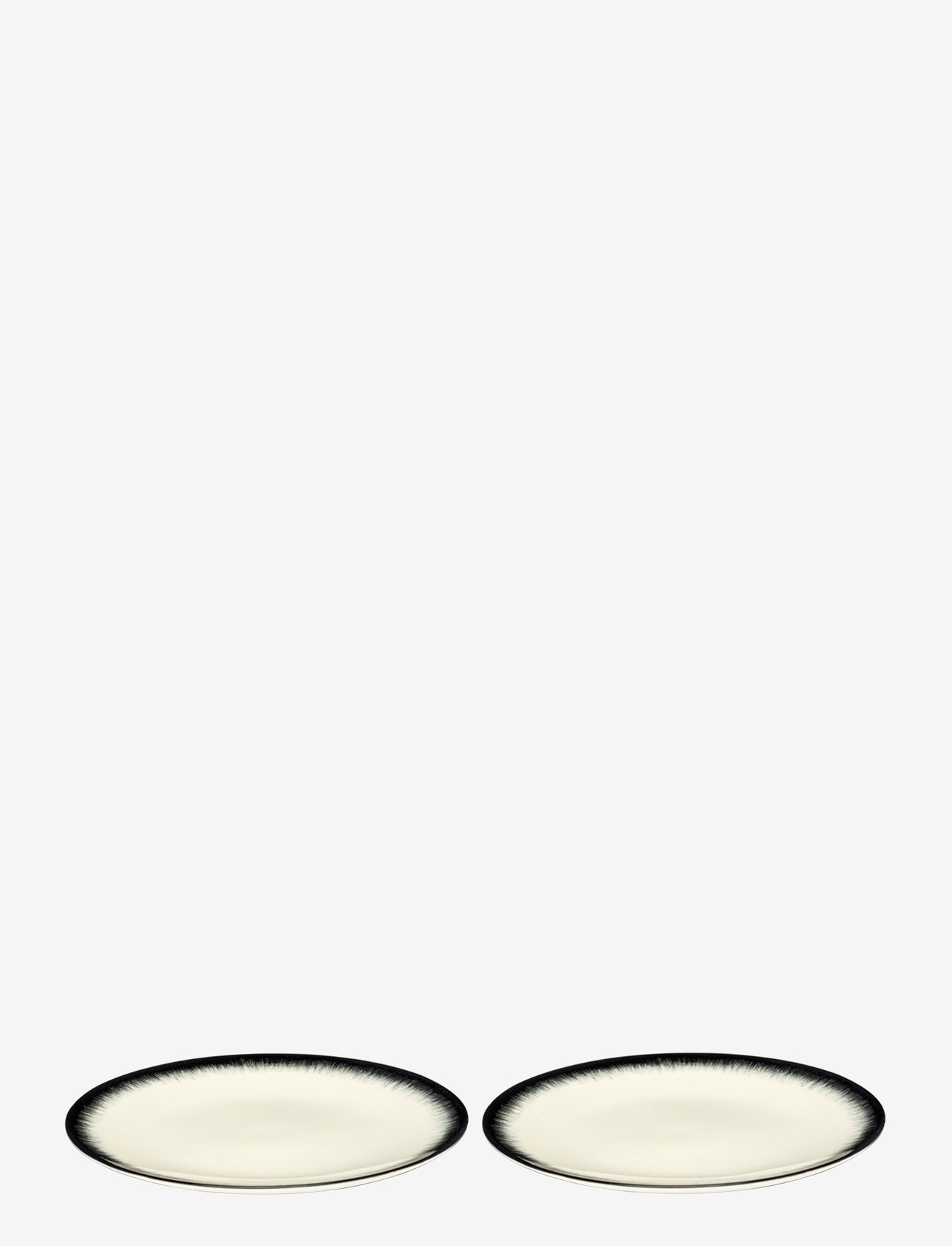 Serax - PLATE DÉ SET/2 - assietter - off-white/black - 0