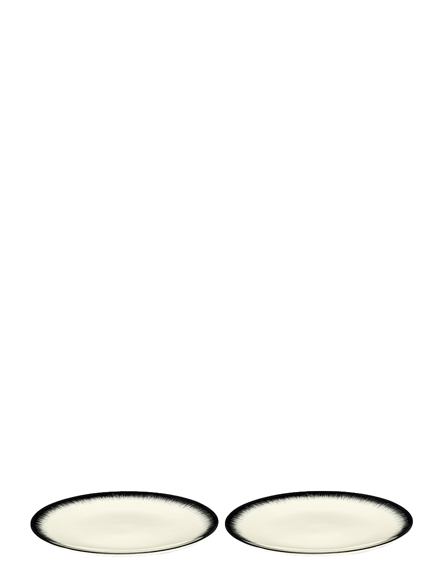 Serax - PLATE DÉ SET/2 - frühstücksteller - off-white/black - 0
