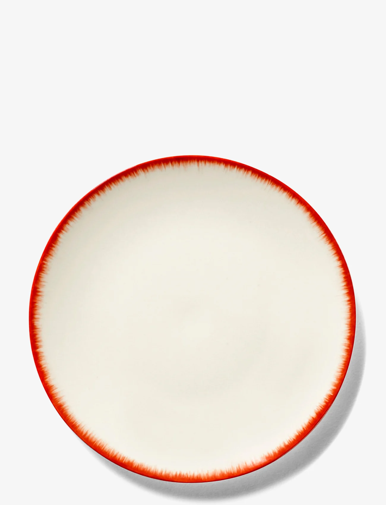 Serax - PLATE DÉ - assietter - off-white/red - 0