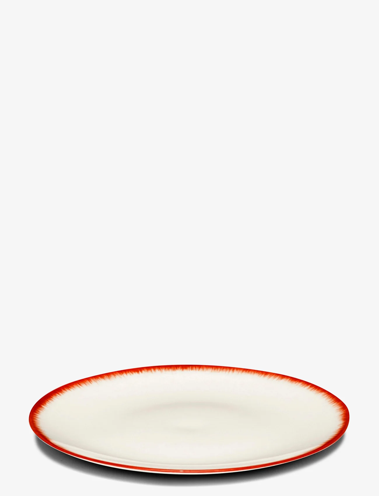 Serax - PLATE DÉ - small plates - off-white/red - 1