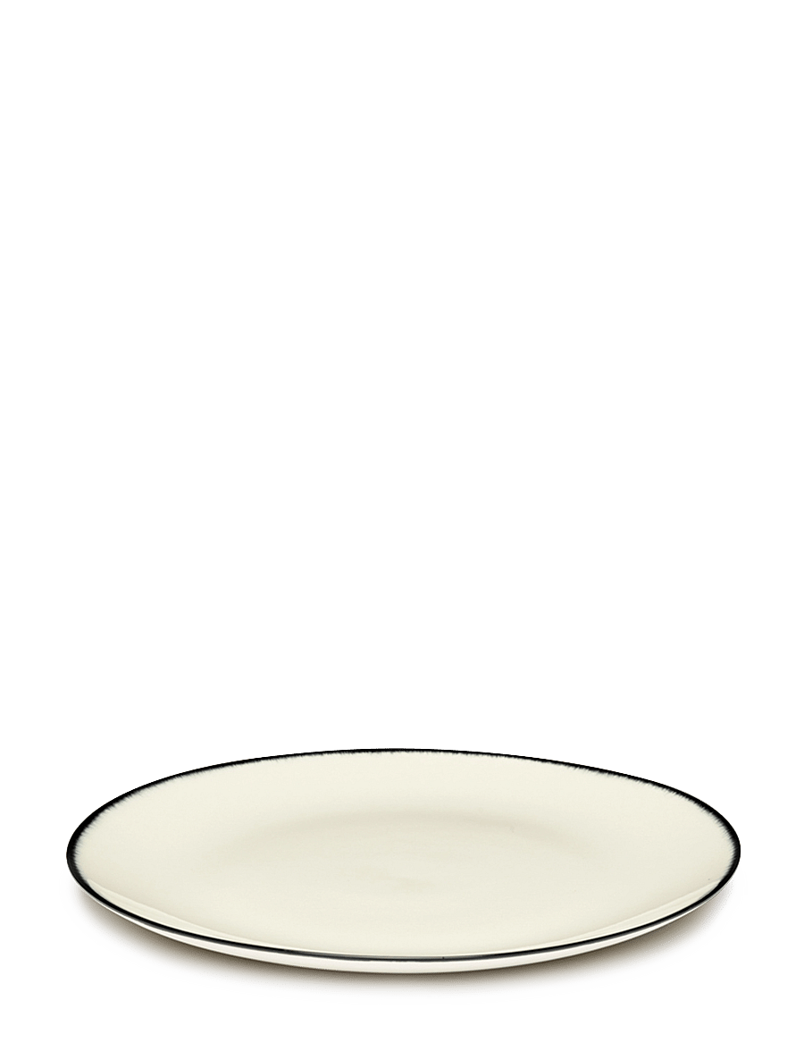 Serax - PLATE DÉ SET/2 - geschirrsets & geschirrservice - off-white/black - 1