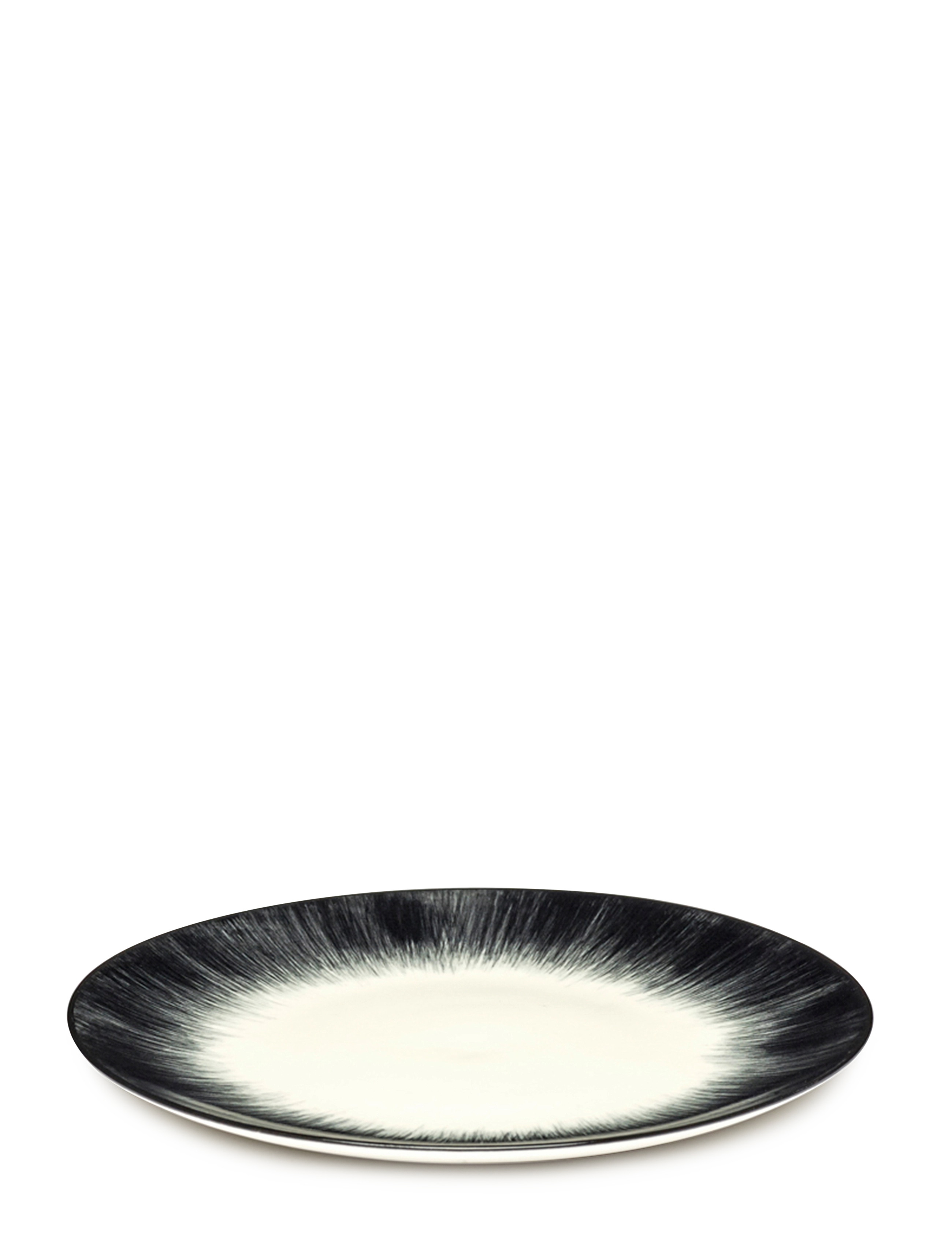 Serax - PLATE DÉ SET/2 - frühstücksteller - off-white/black - 1