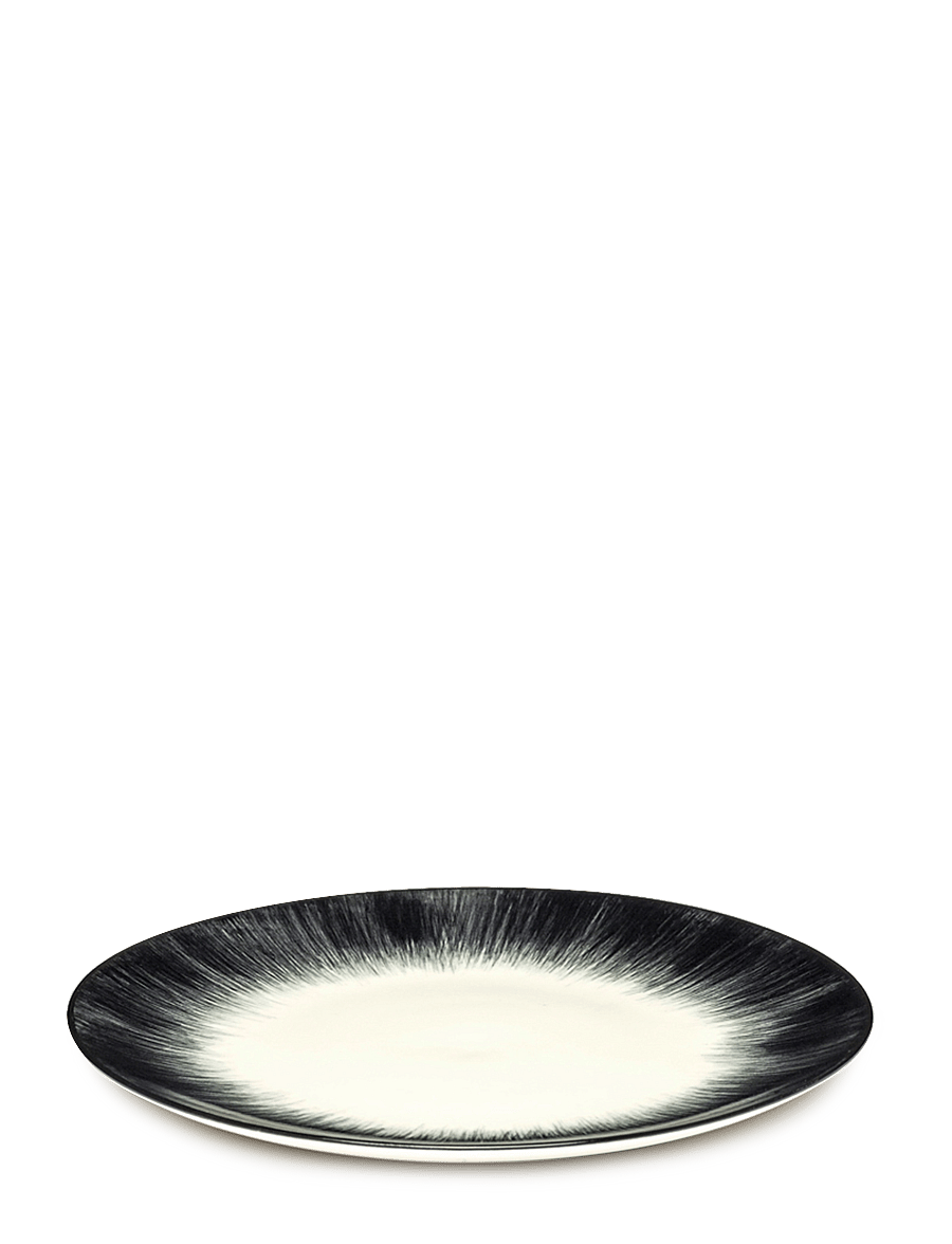 Serax - PLATE DÉ SET/2 - frühstücksteller - off-white/black - 1