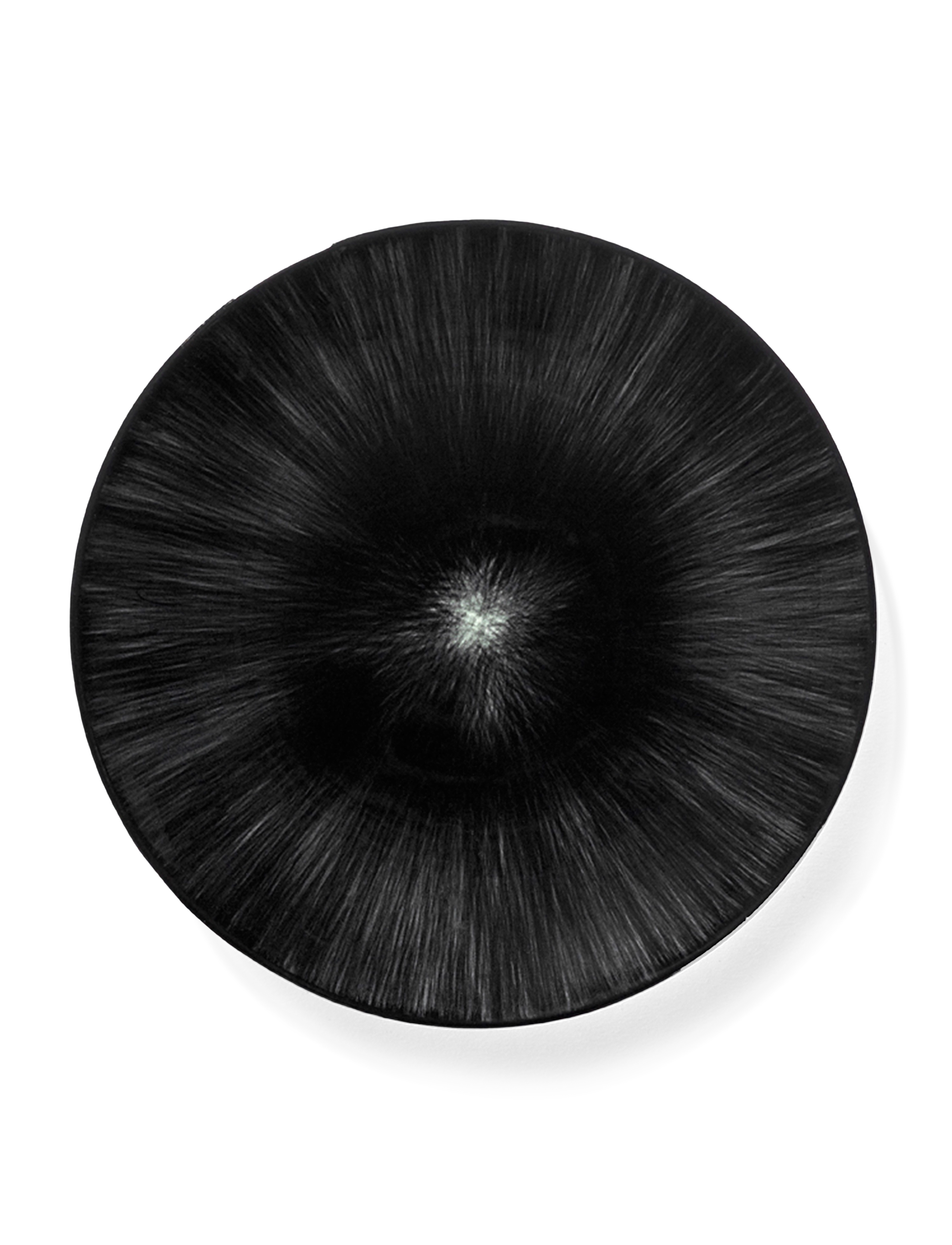 Serax Plate Dé Set/2, Small Plade, Sort, Str: Ø 17.5 CM