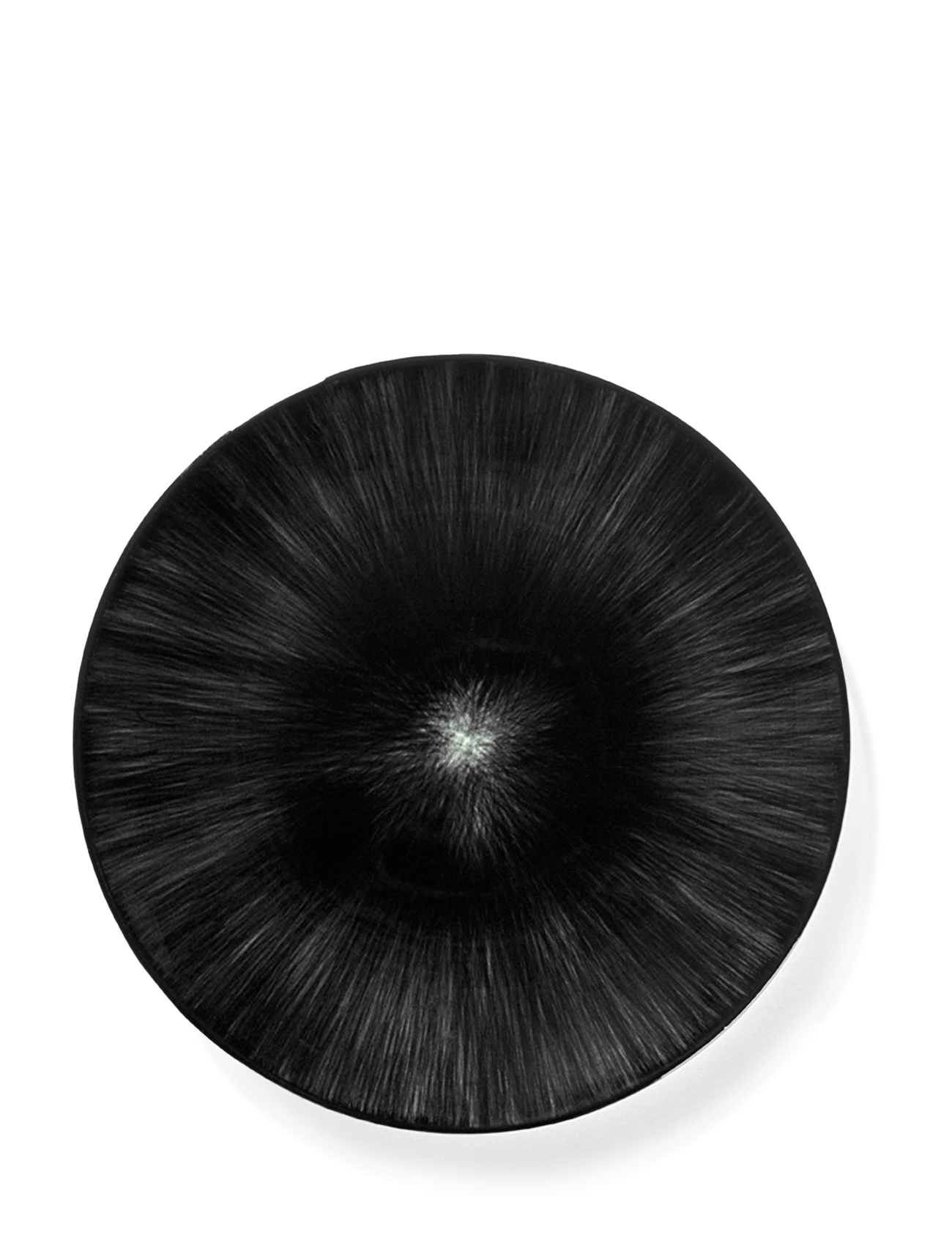 Serax PLATE DÉ SET/2 - Frühstücksteller - OFF-WHITE/BLACK / black