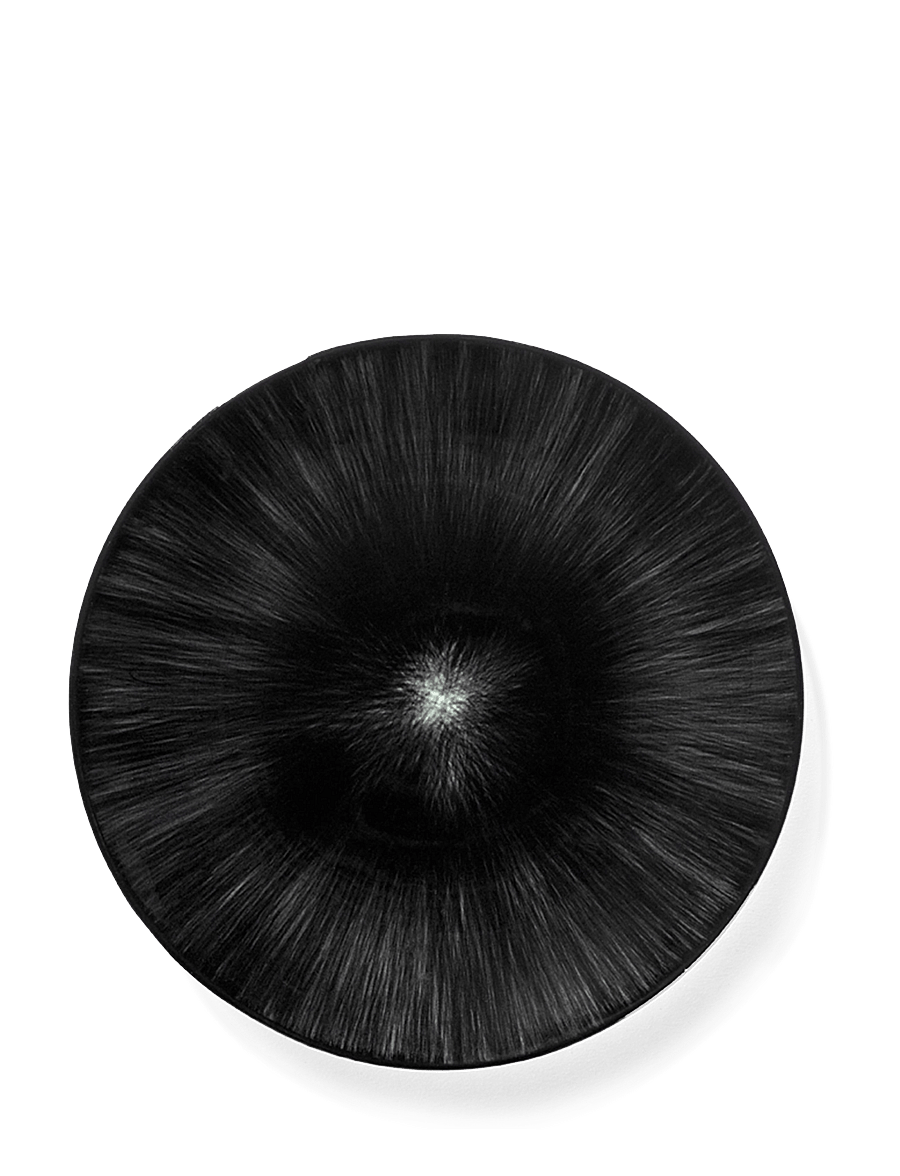 Serax - PLATE DÉ SET/2 - väikesed taldrikud - off-white/black - 0